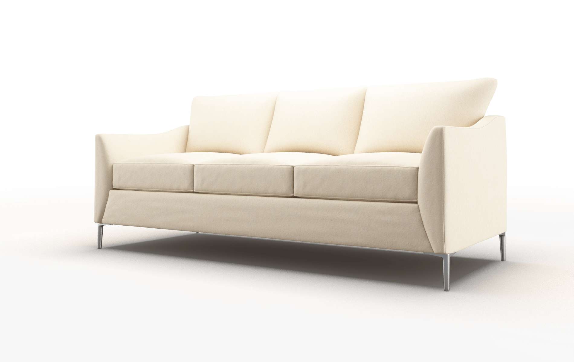 Hamburg Bella Buckwheat Sofa metal legs 4