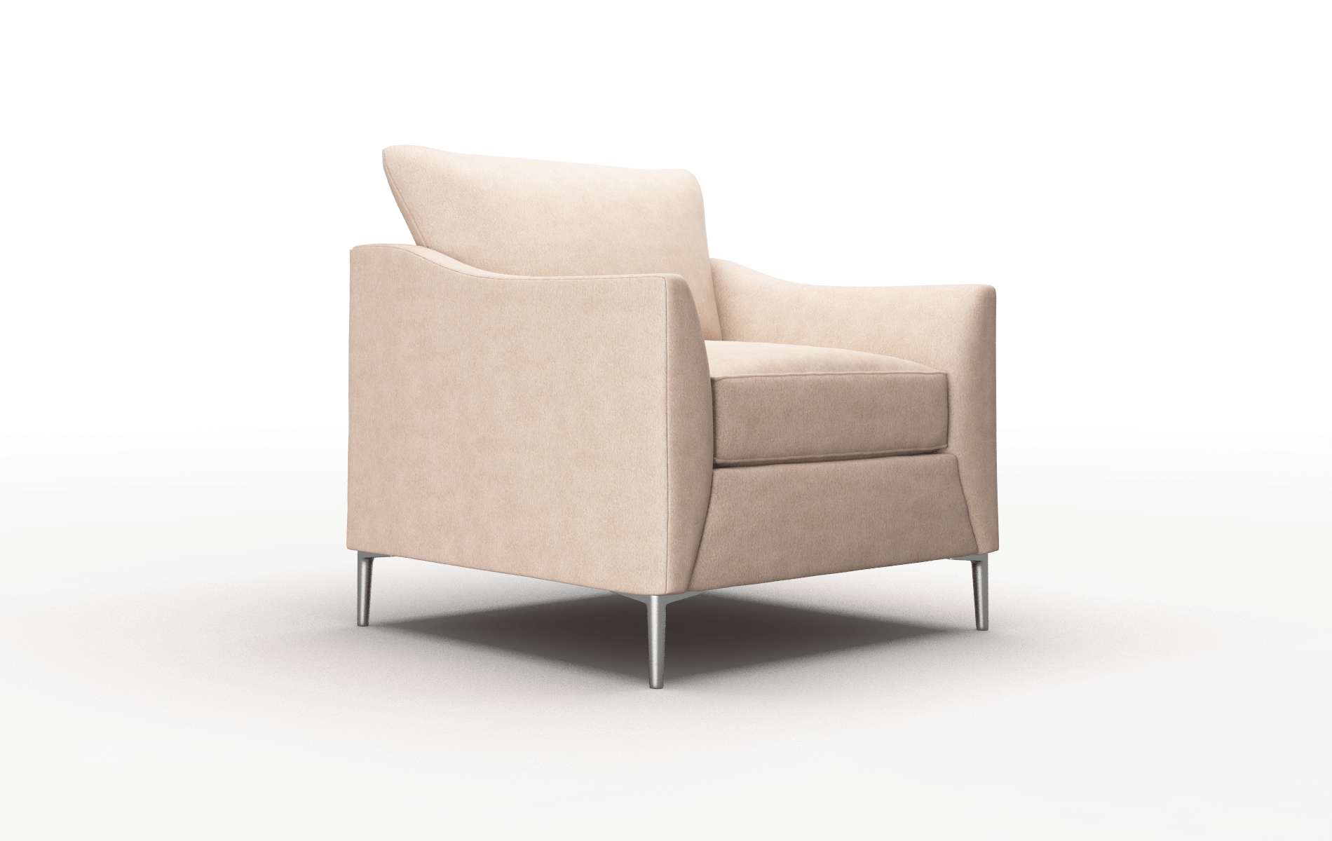 Hamburg Bella Cocoa Chair metal legs 2