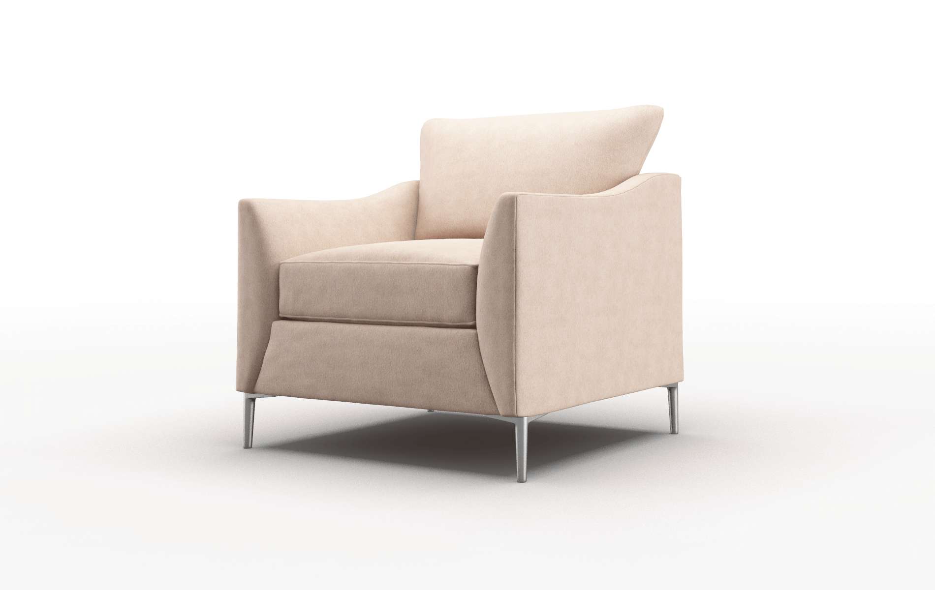 Hamburg Bella Cocoa Chair metal legs 4
