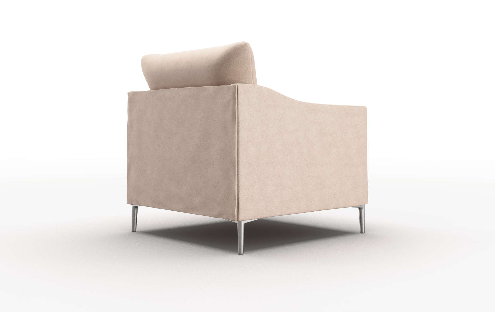 Hamburg Bella Cocoa Chair metal legs 5