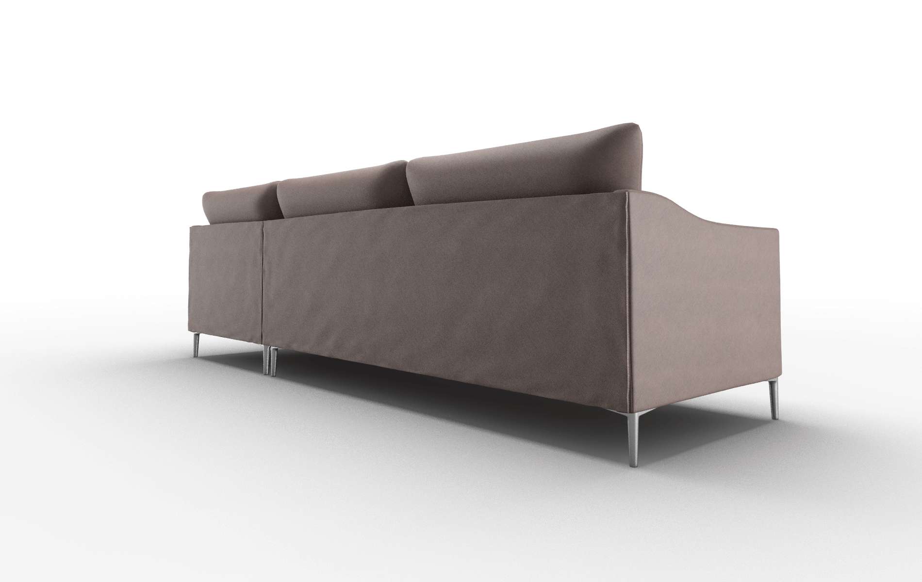 Hamburg Bella Espresso Panel metal legs 5