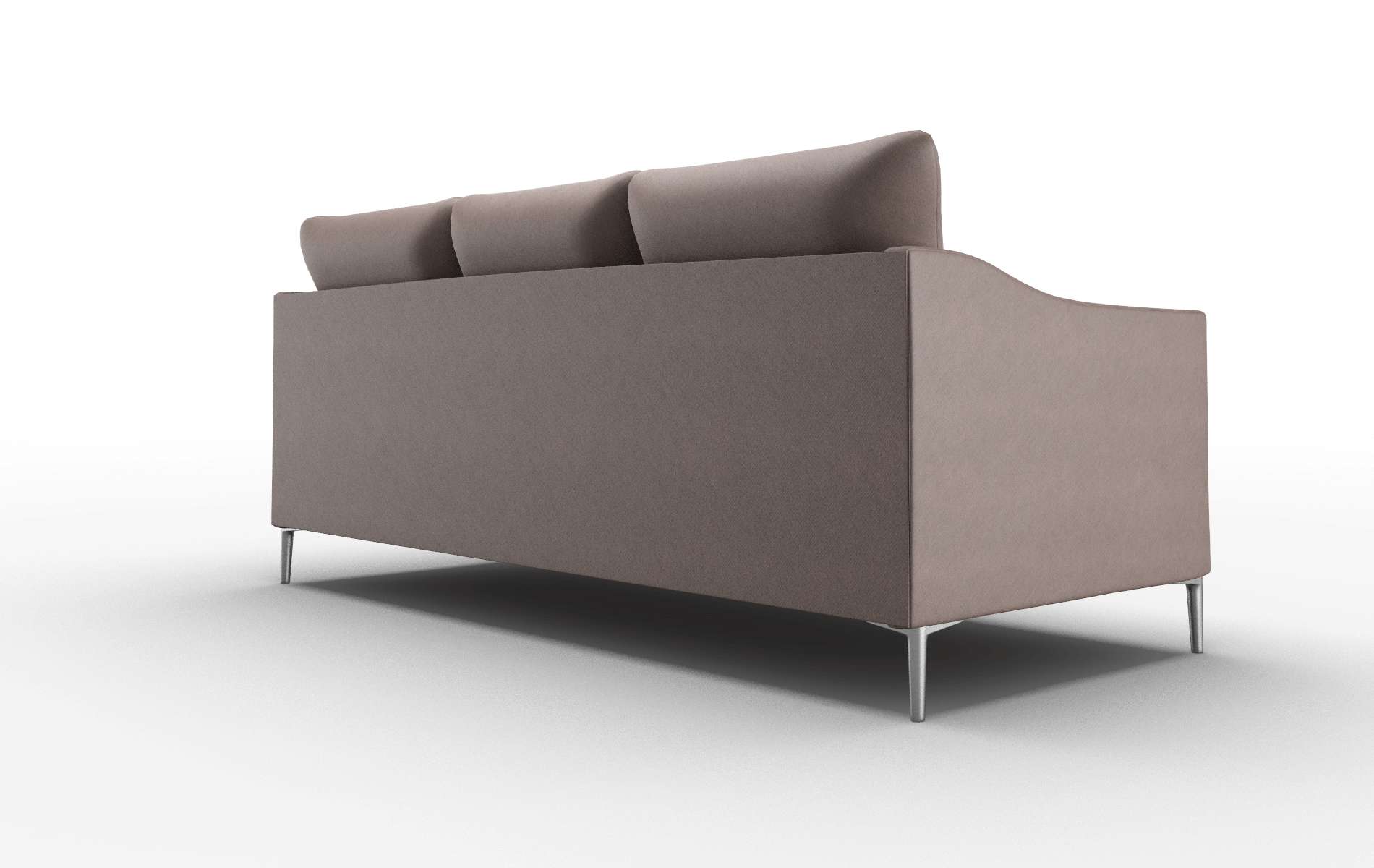 Hamburg Bella Espresso Sofa metal legs 5