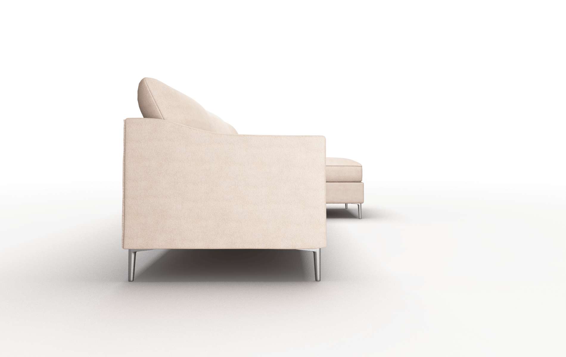 Hamburg Bella Pewter Panel metal legs 3