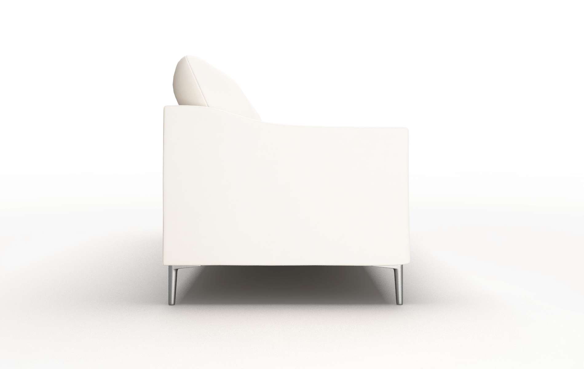 Hamburg Blanche Milky Sofa metal legs 3