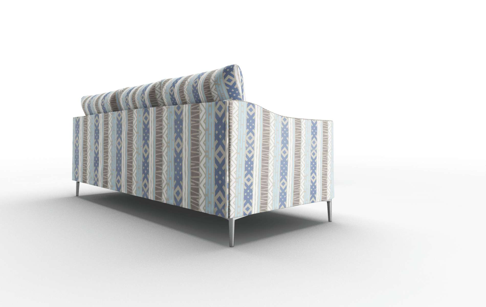 Hamburg Bodhi Indigo Sectional metal legs 3