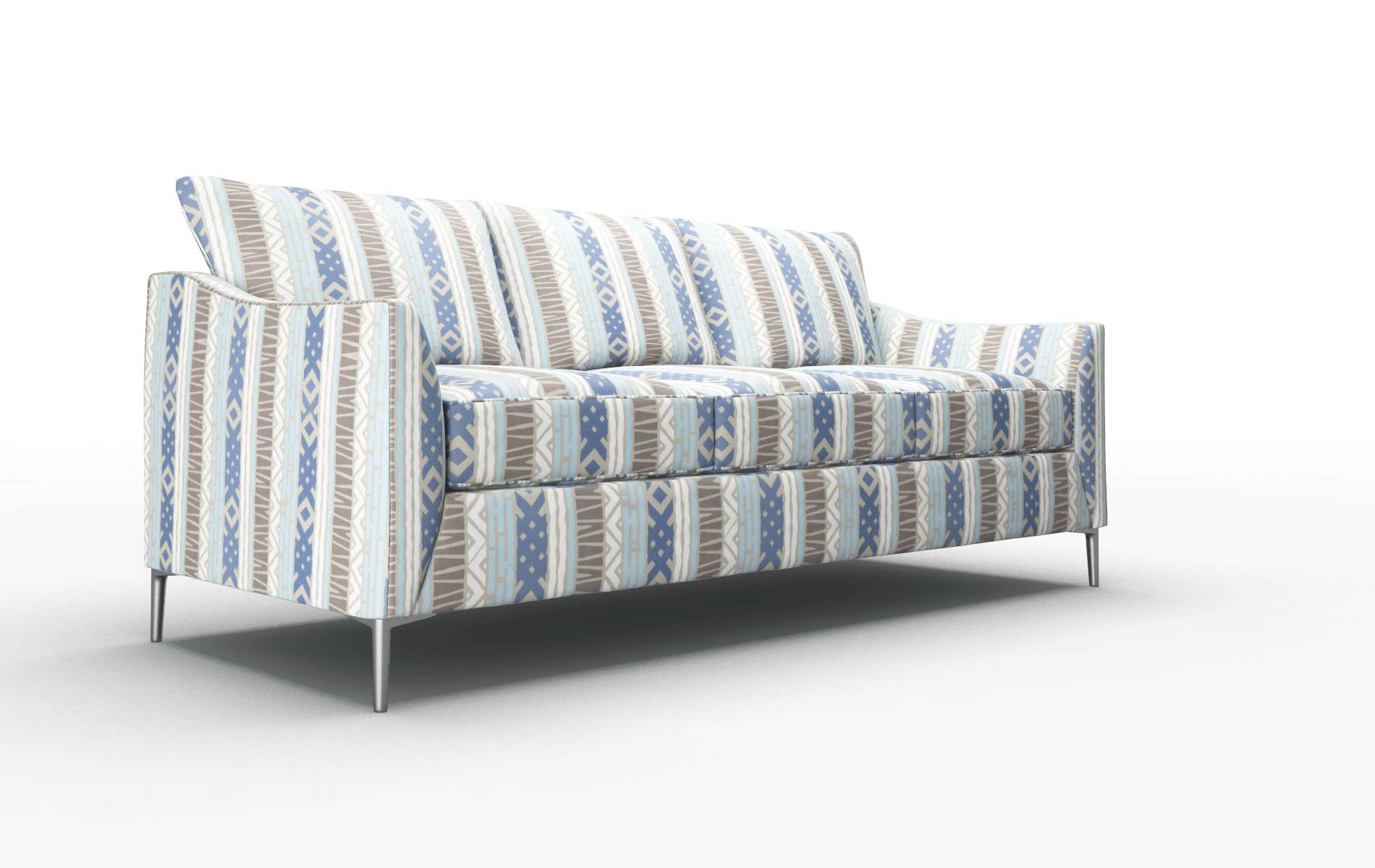 Hamburg Bodhi Indigo Sofa metal legs 2
