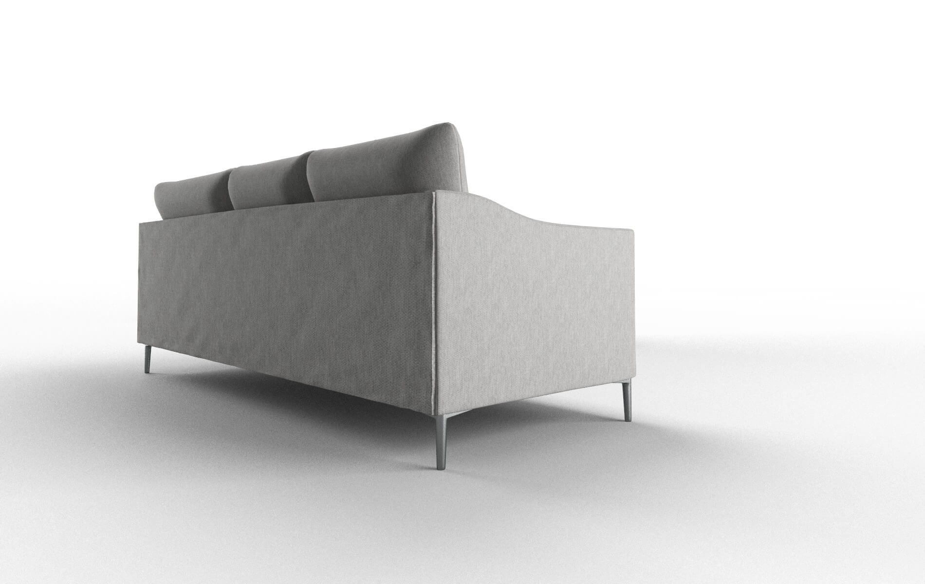 Hamburg Bungalow Graphite Sectional metal legs 3