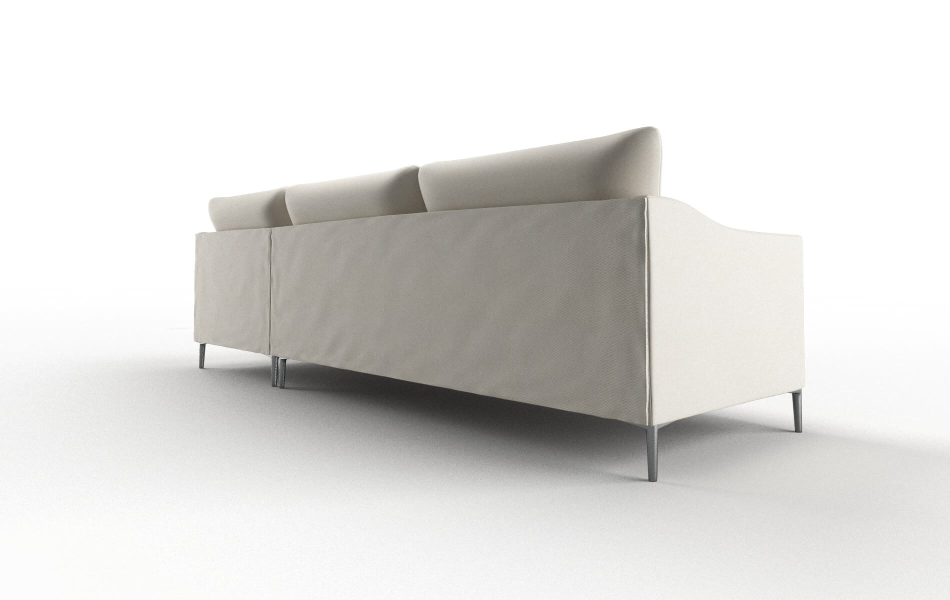 Hamburg Bungalow Ivory Panel metal legs 5