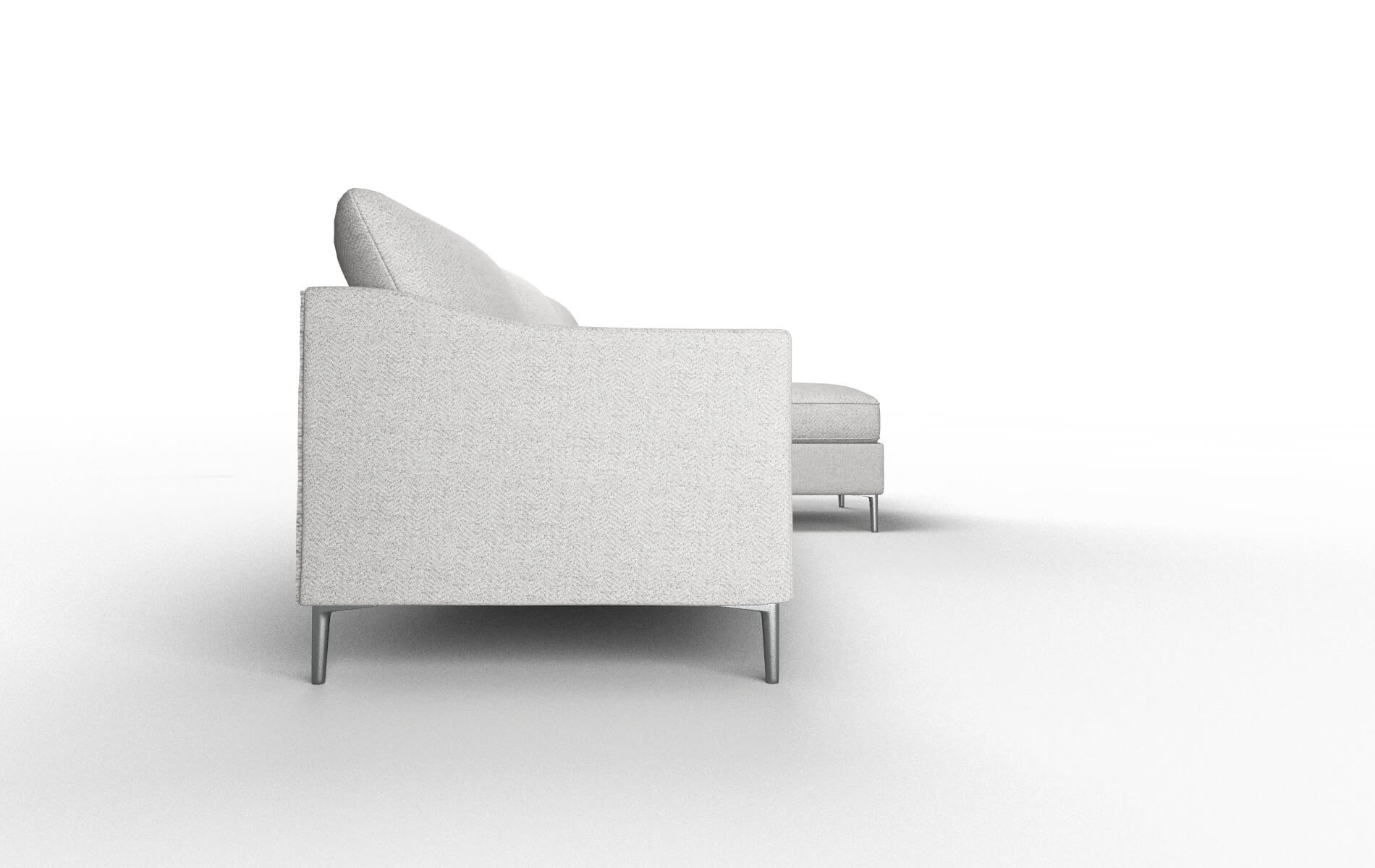 Hamburg Catalina Silver Panel metal legs 3