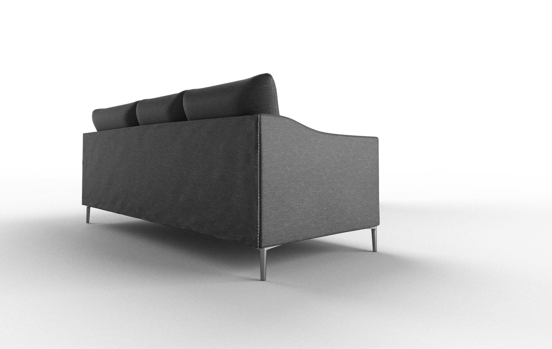 Hamburg Chance Denim Sectional metal legs 3