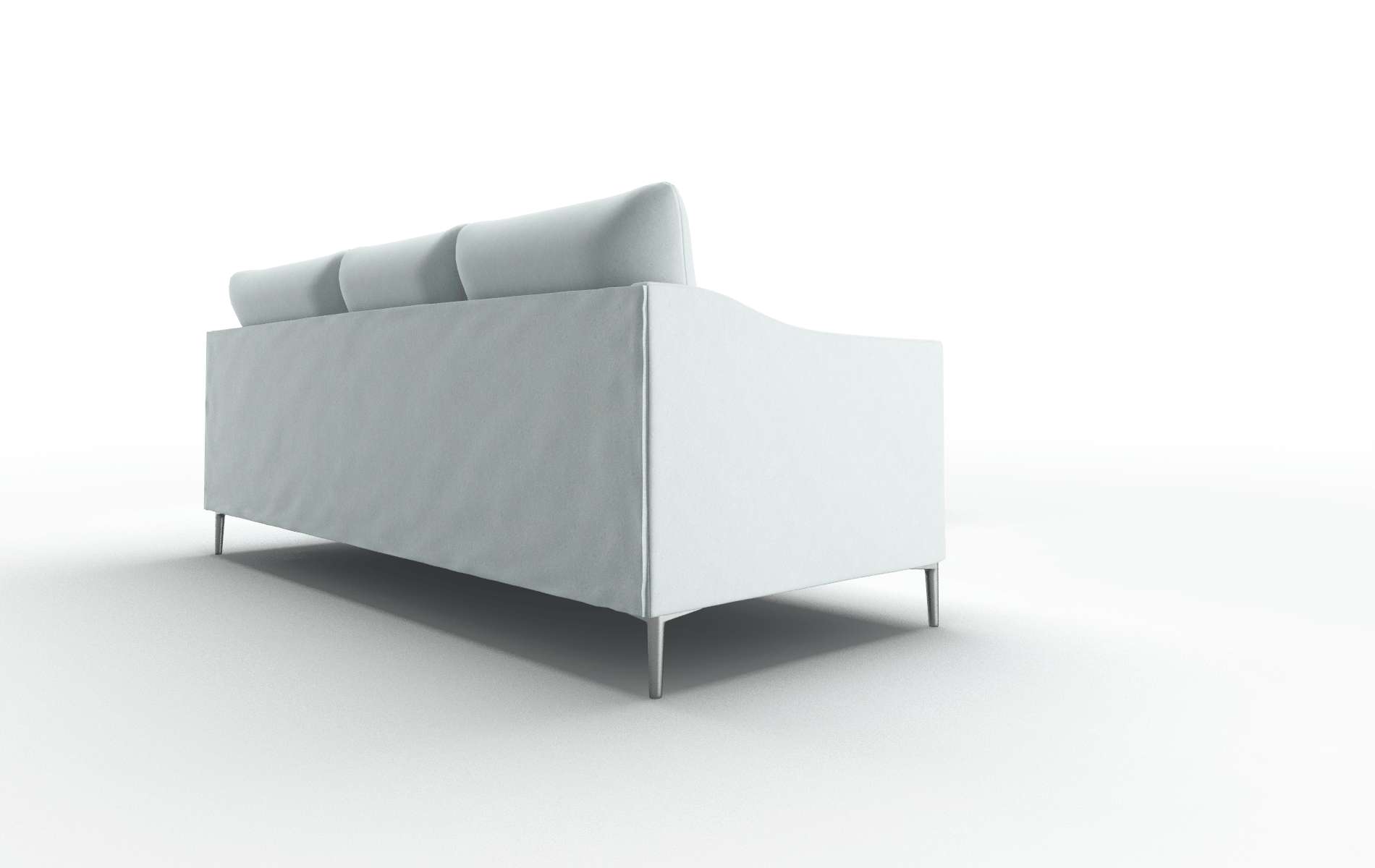 Hamburg Clyde Cornflower Sectional metal legs 3