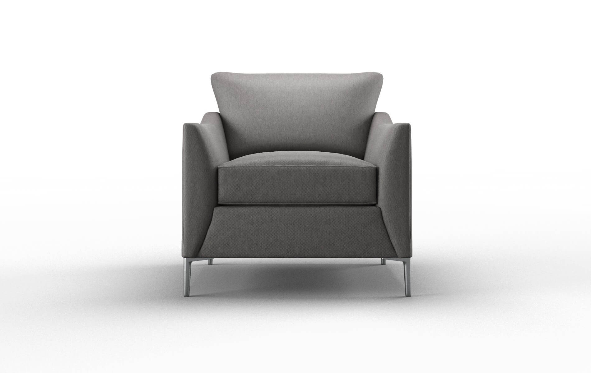 Hamburg Cosmo charcoal Chair Metal Legs  1