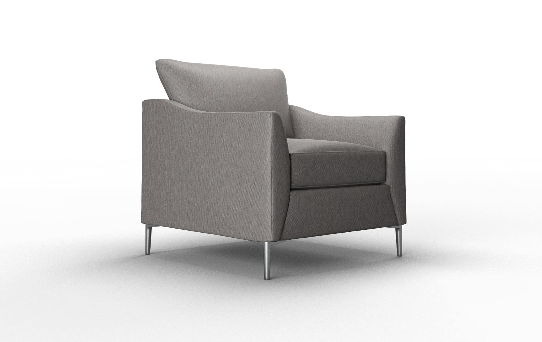 Hamburg Cosmo Charcoal Chair metal legs 2