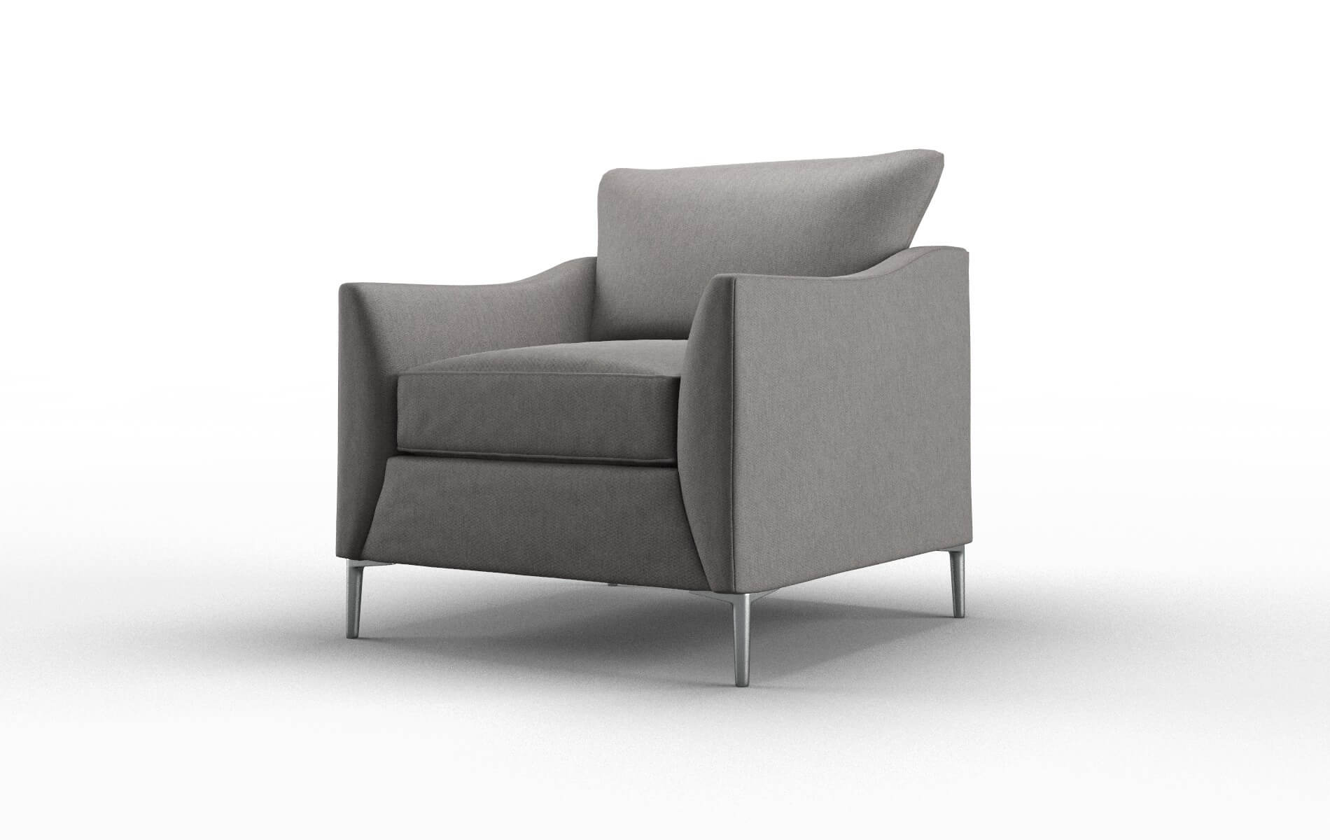 Hamburg Cosmo Charcoal Chair metal legs 4