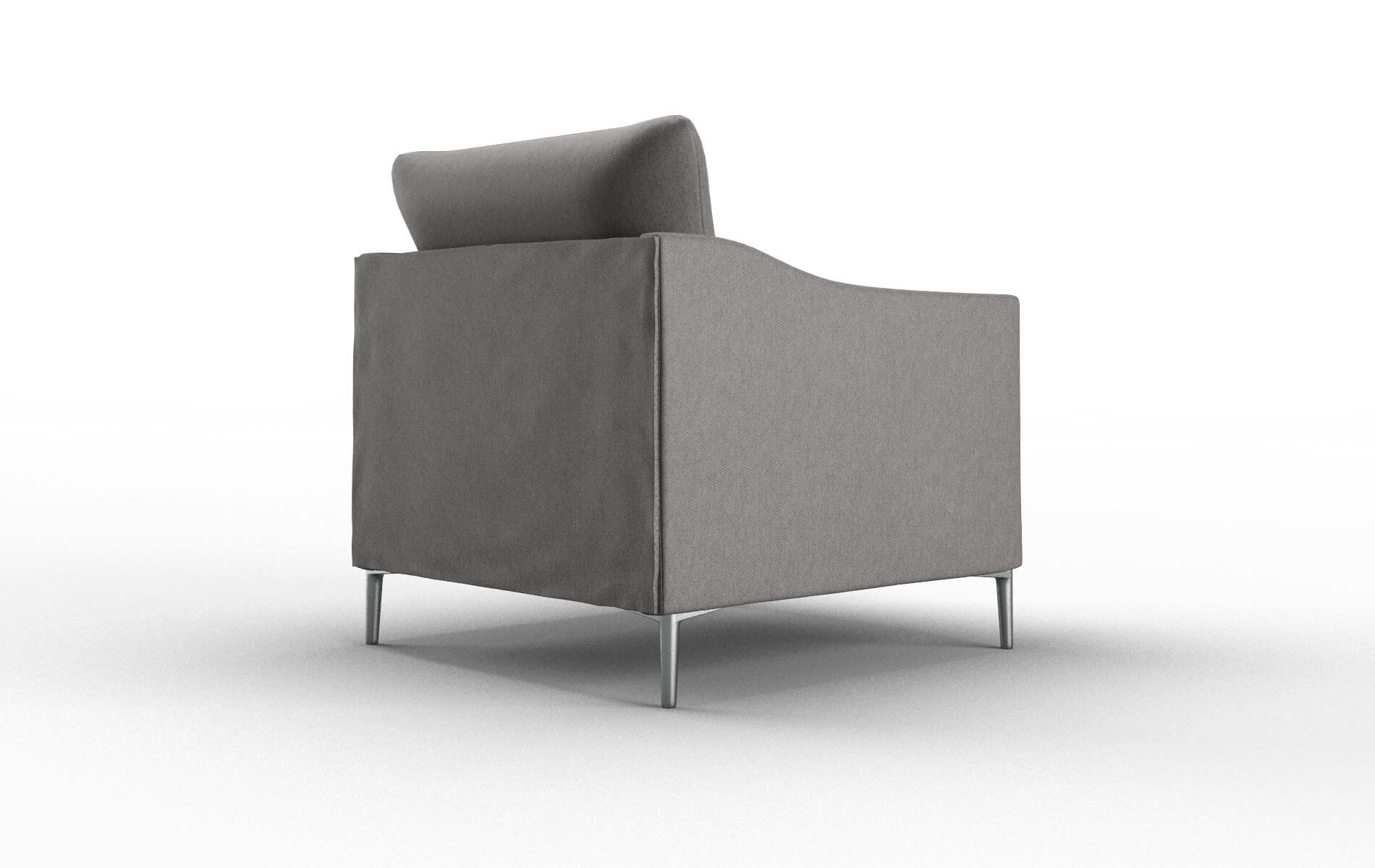 Hamburg Cosmo Charcoal Chair metal legs 5