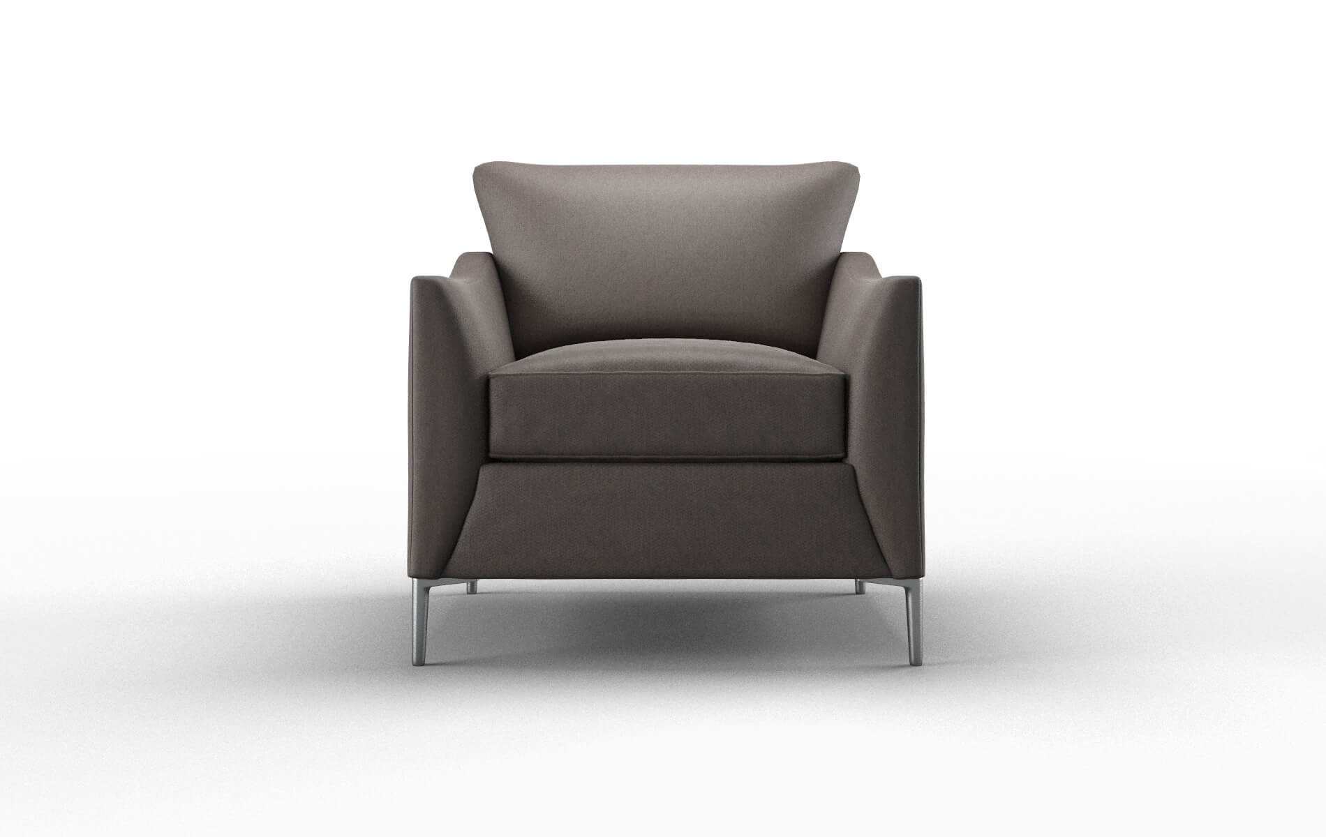 Hamburg Cosmo Chocolate Chair metal legs 1