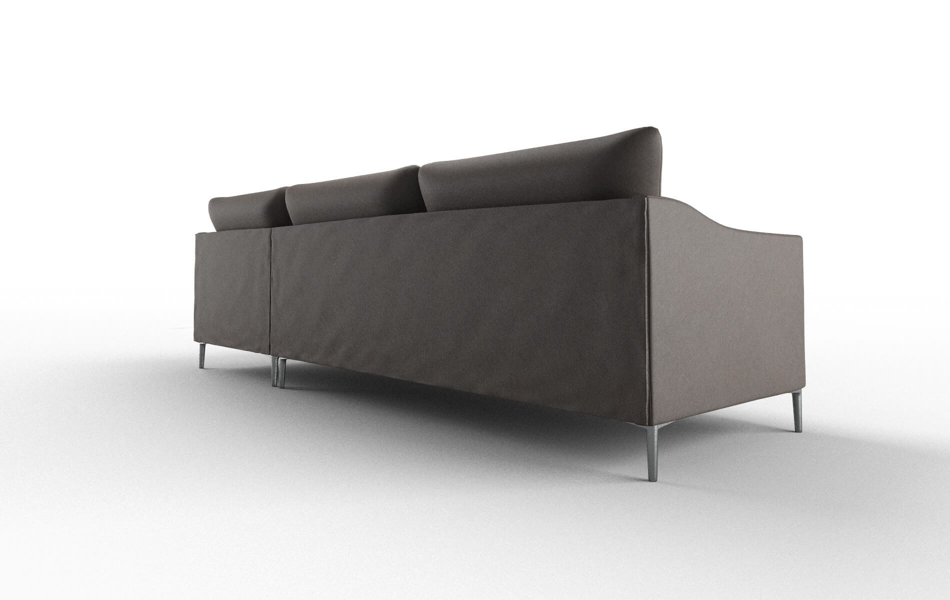 Hamburg Cosmo Chocolate Panel metal legs 5