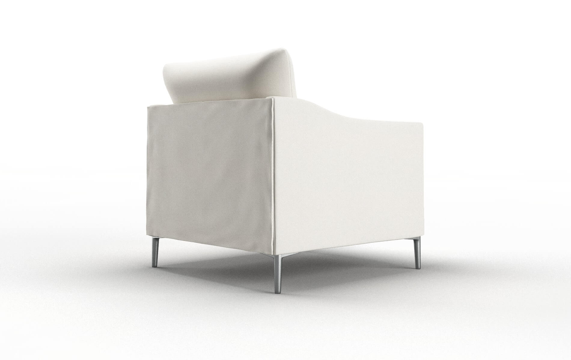 Hamburg Cosmo Ivory Chair metal legs 5