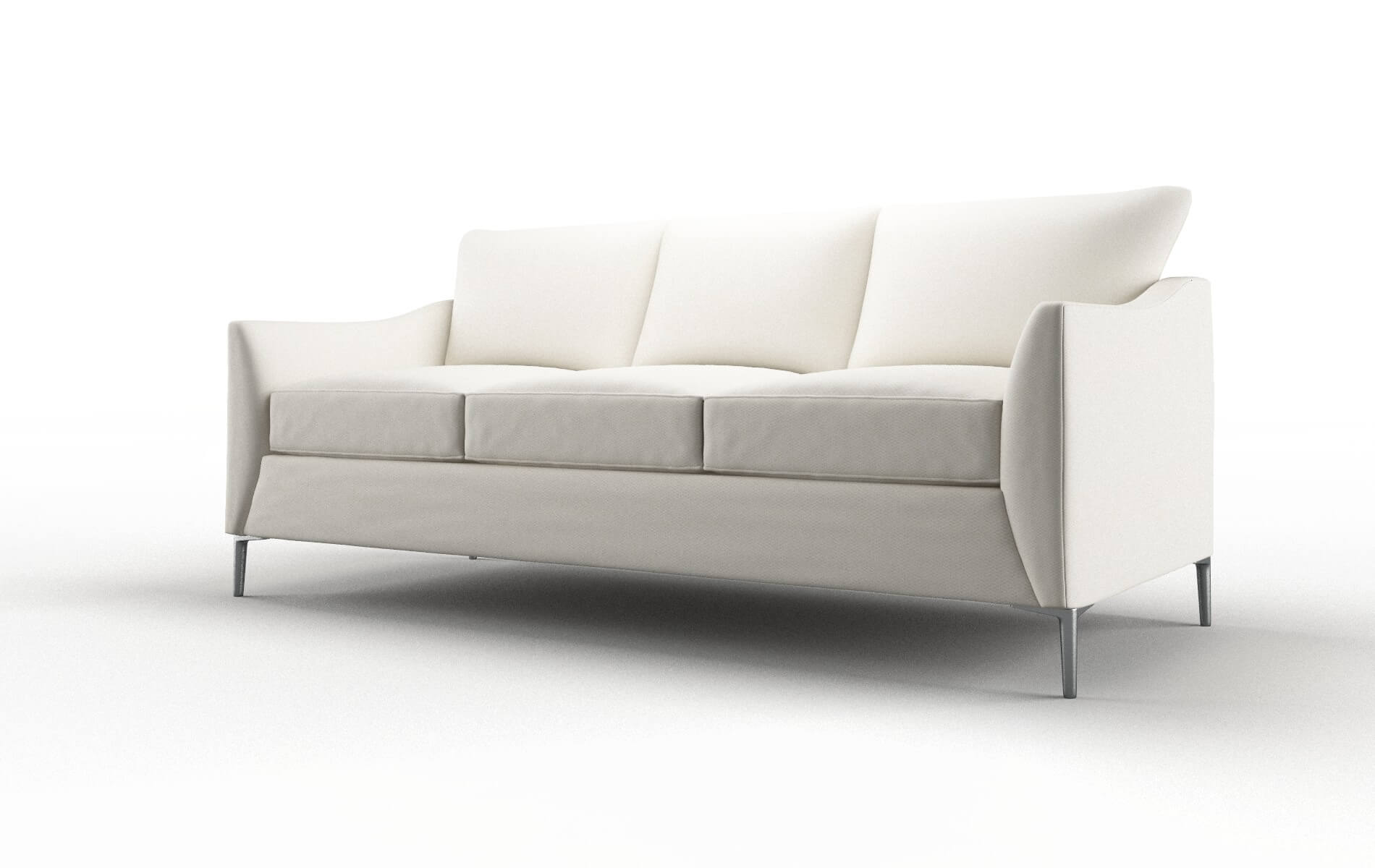 Hamburg Cosmo Ivory Sofa metal legs 4