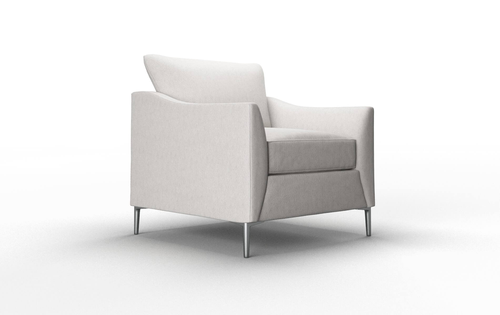 Hamburg Cosmo Silver Chair metal legs 2