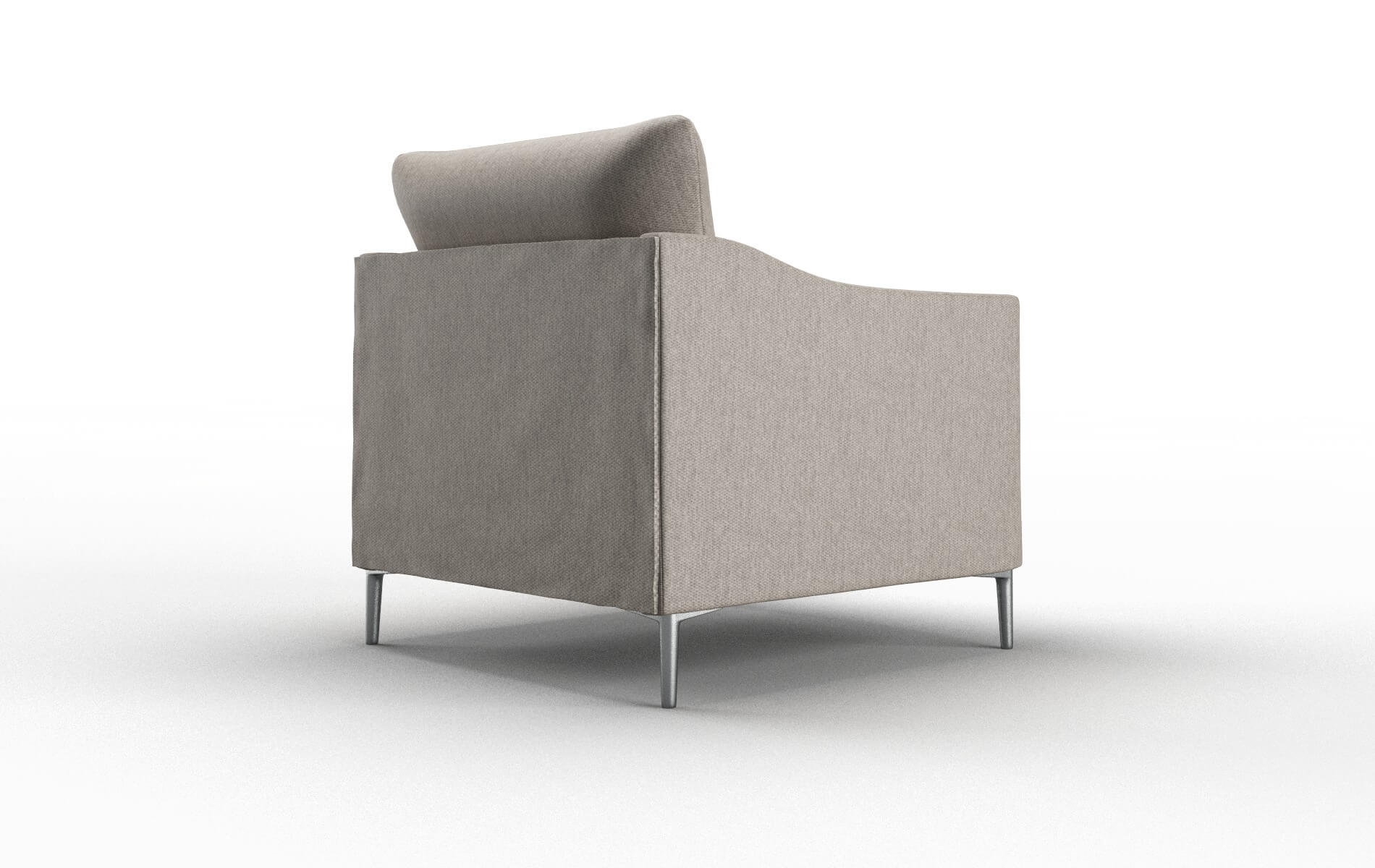 Hamburg Cosmo Taupe Chair metal legs 5