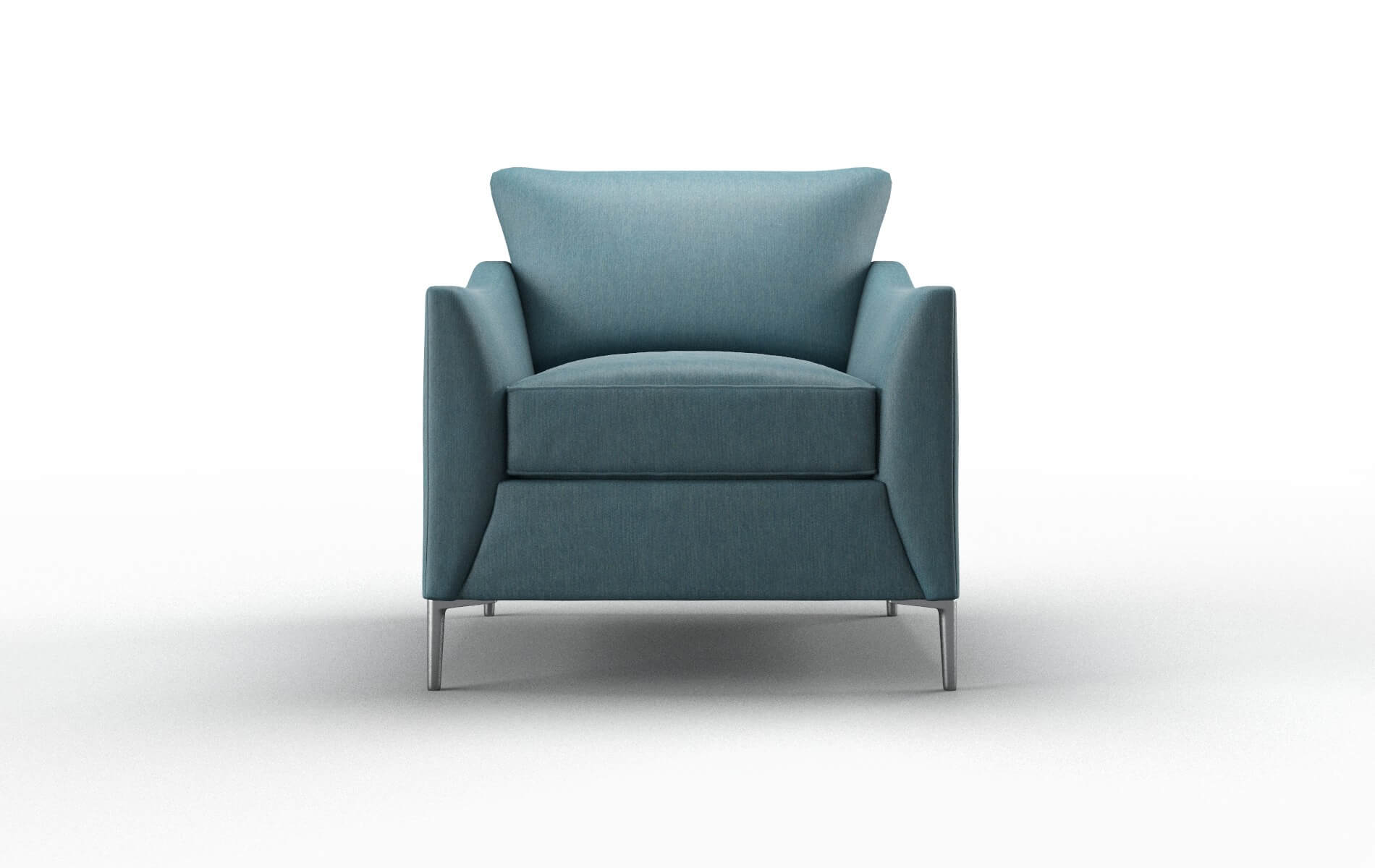 Hamburg Cosmo Teal Chair metal legs 1