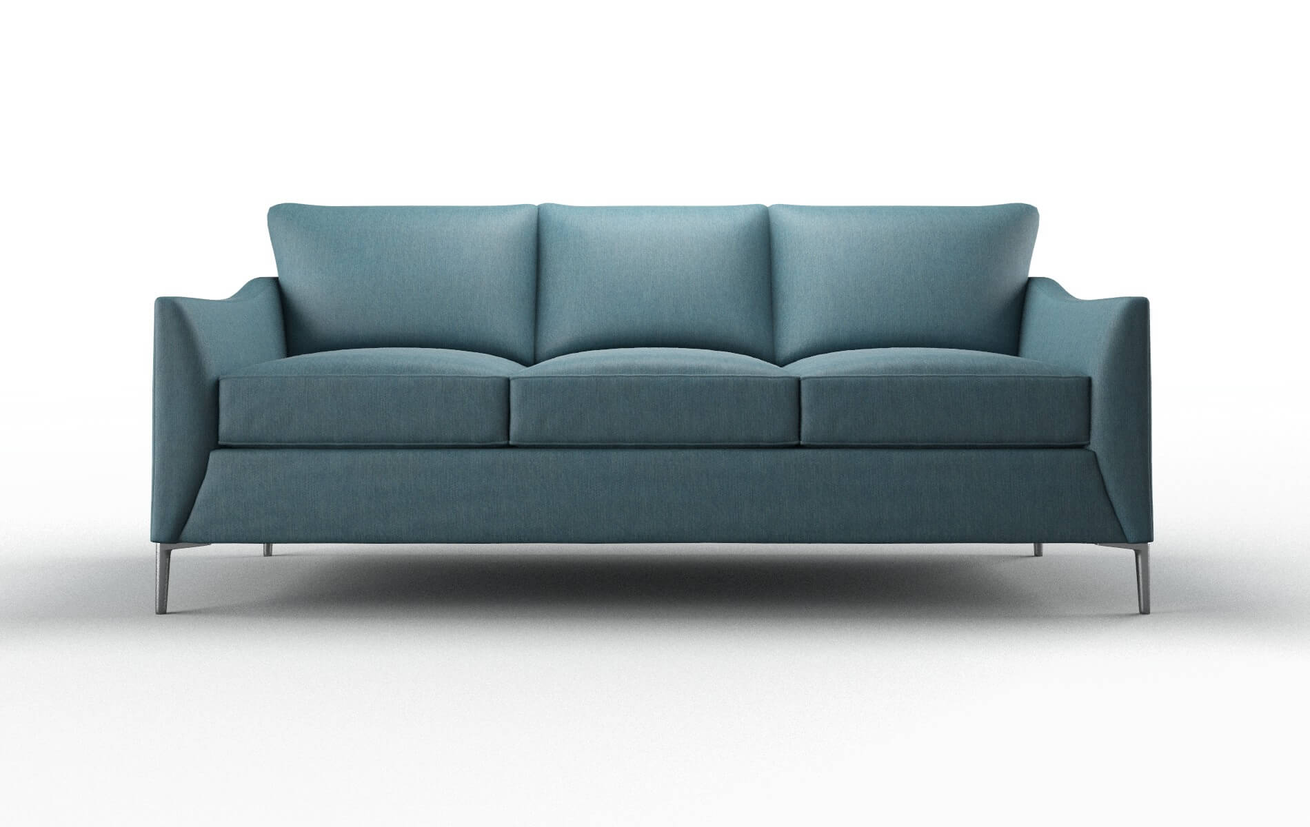 Hamburg Cosmo Teal Sofa metal legs 1