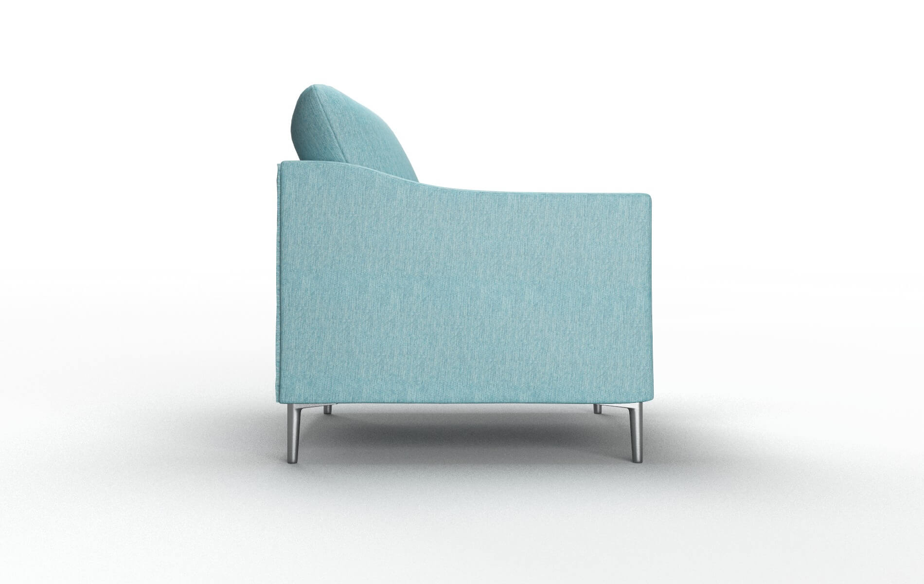 Hamburg Cosmo Turquoise Chair metal legs 3