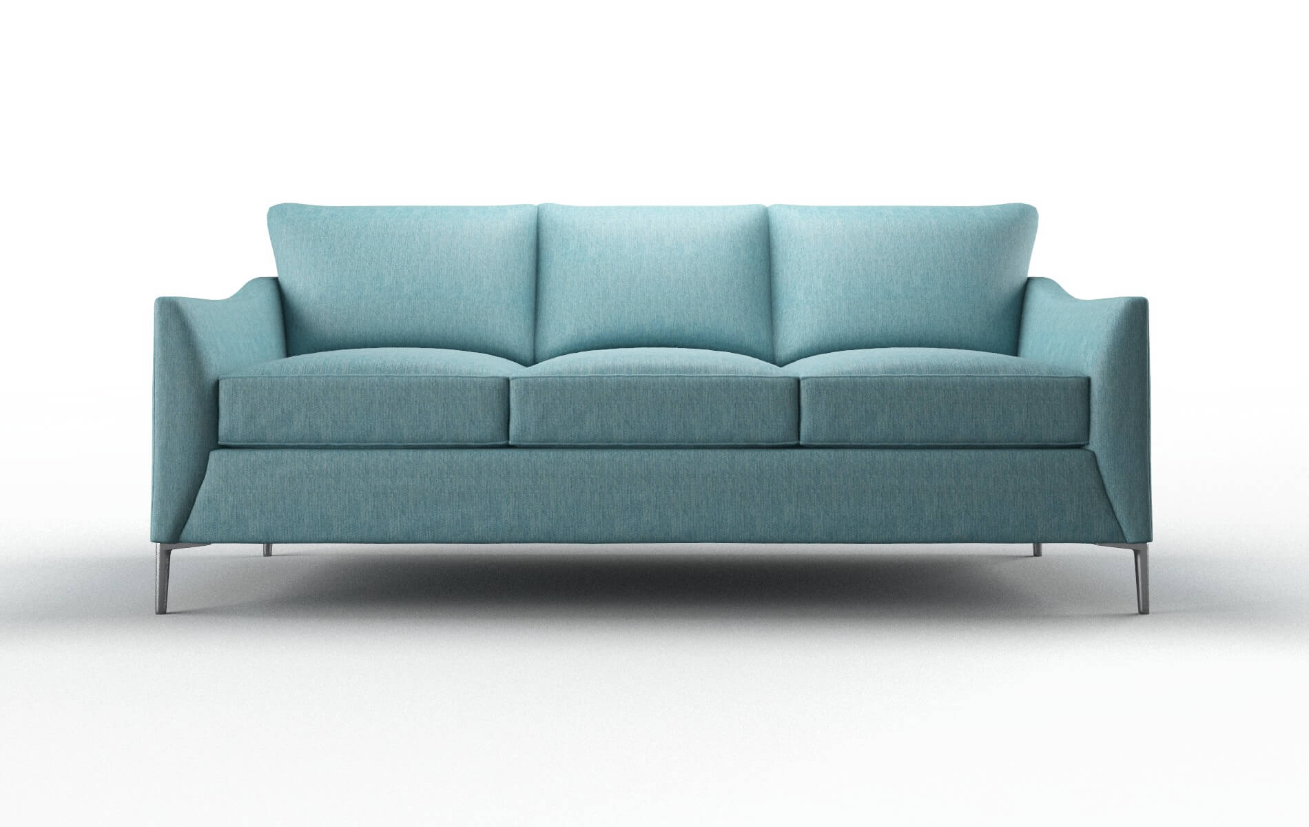 Hamburg Cosmo Turquoise Sofa metal legs 1