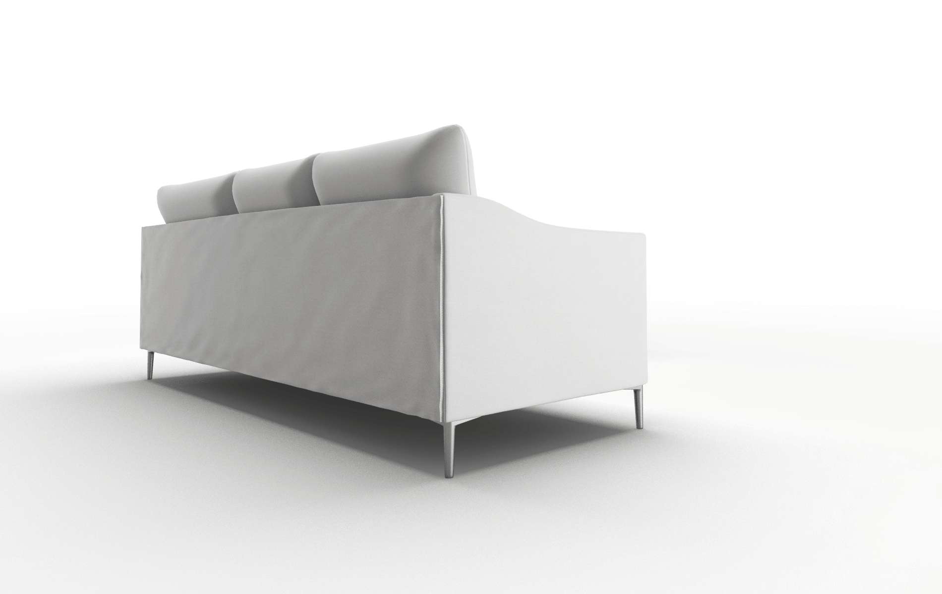 Hamburg Dawson Platinum Sectional metal legs 3