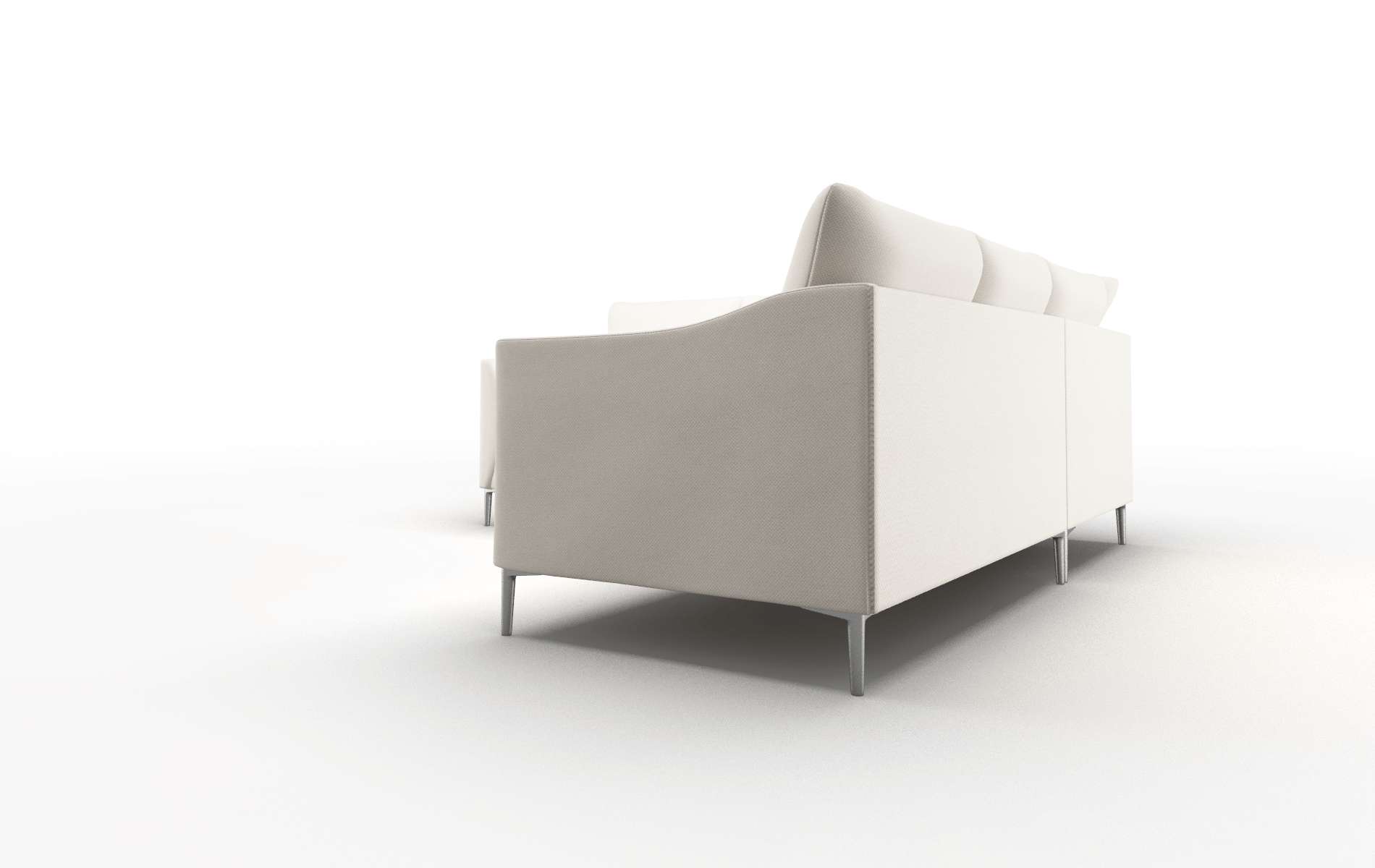 Hamburg Dawson Sand Sectional metal legs 4