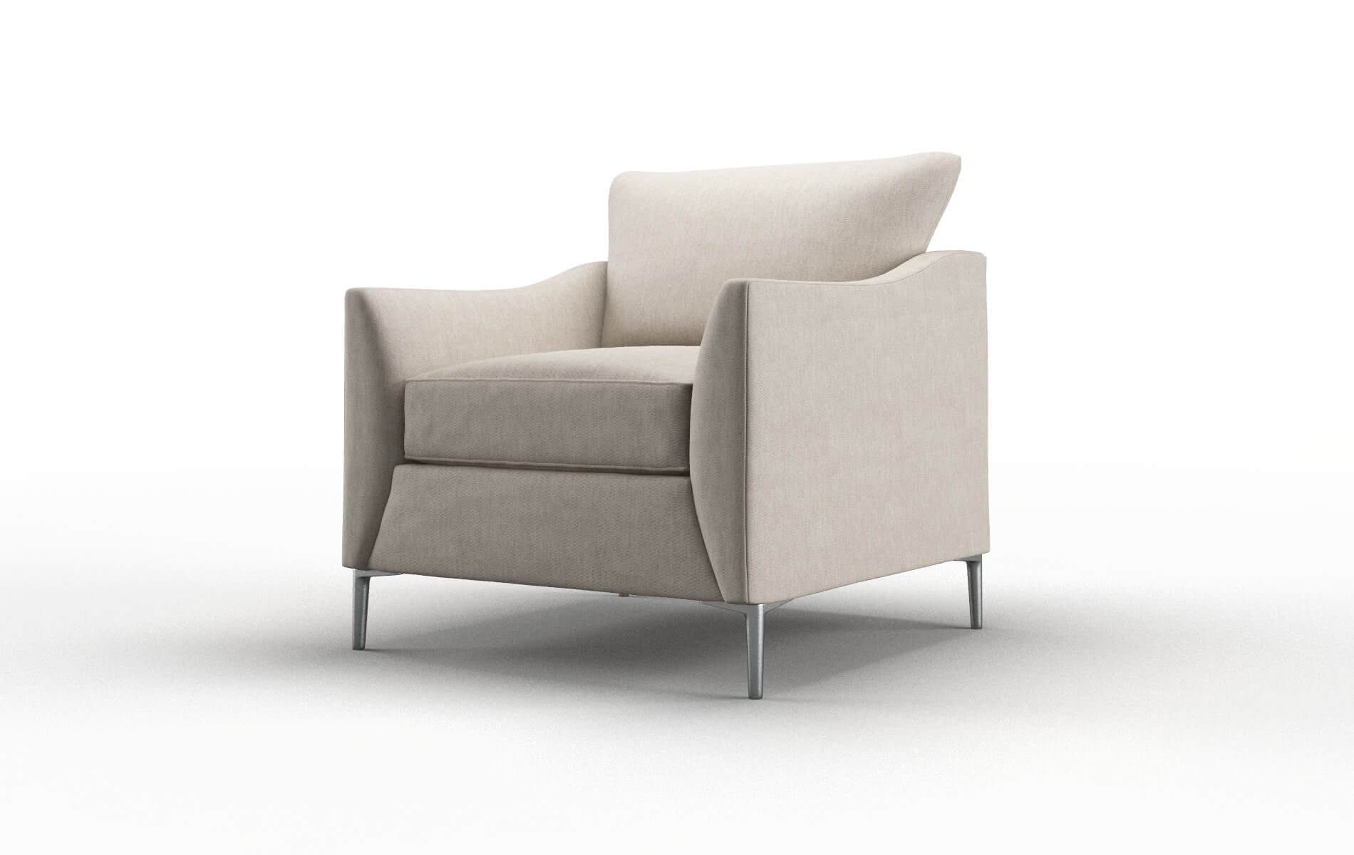 Hamburg Derby Linen Chair metal legs 4