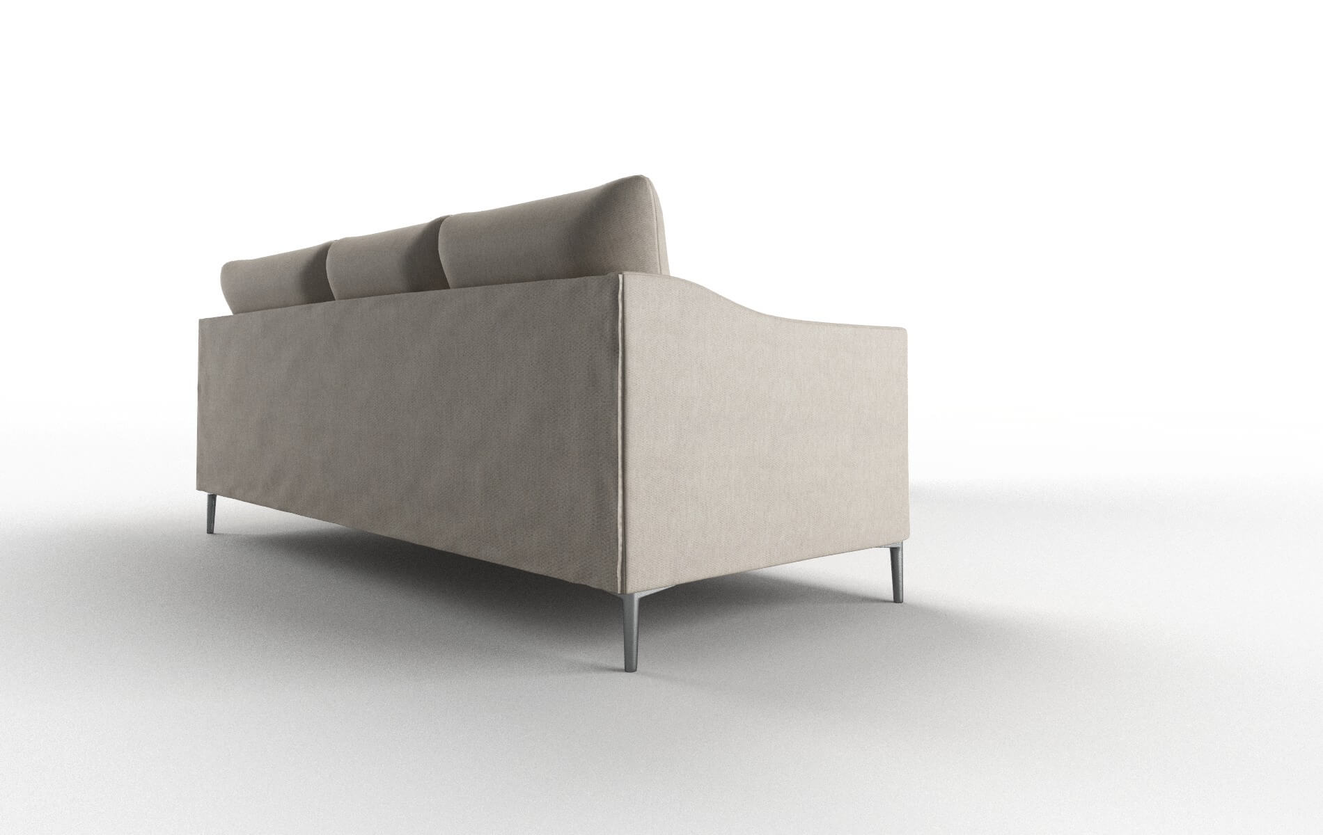 Hamburg Derby Linen Sectional metal legs 3