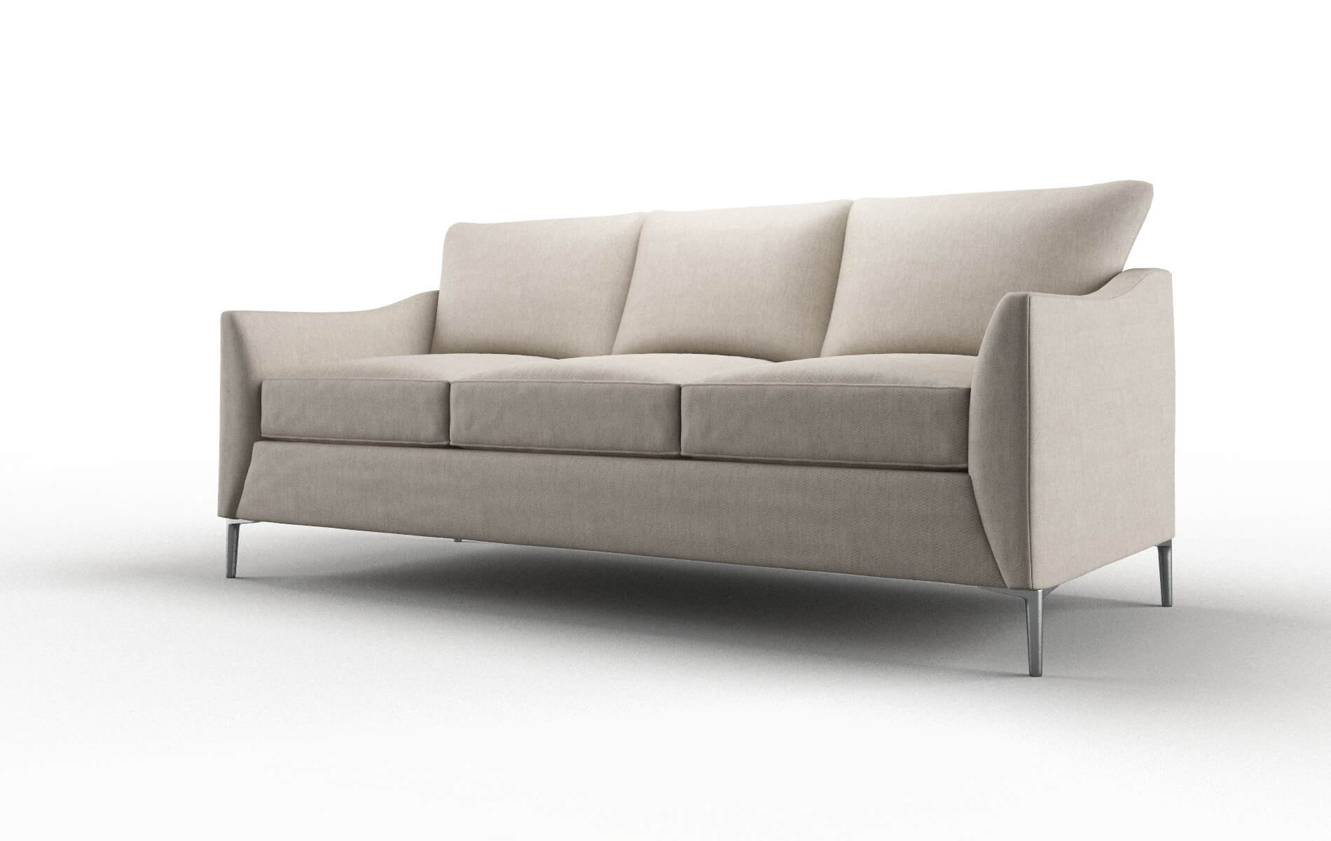 Hamburg Derby Linen Sofa metal legs 4