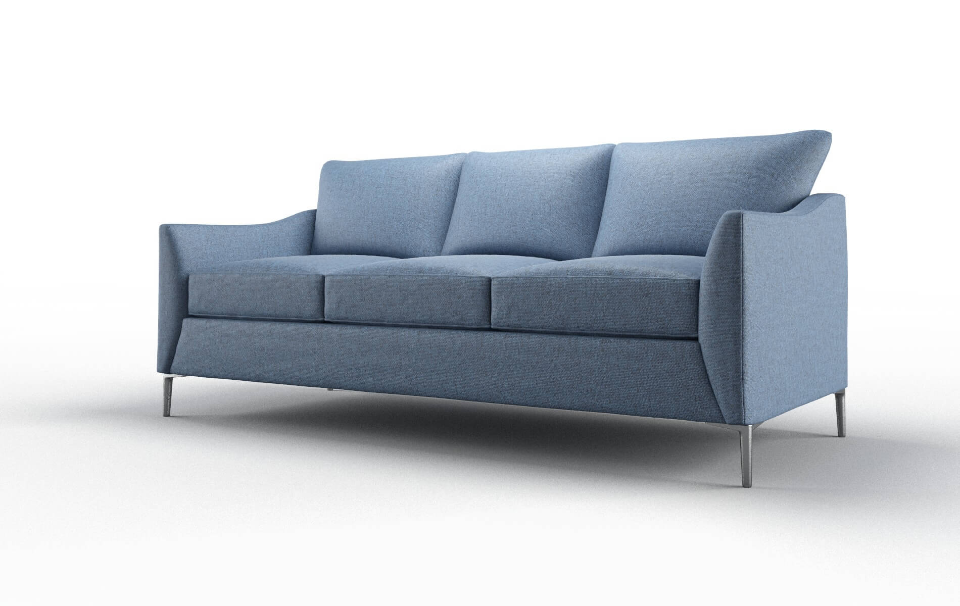Hamburg Derby Navy Sofa metal legs 4