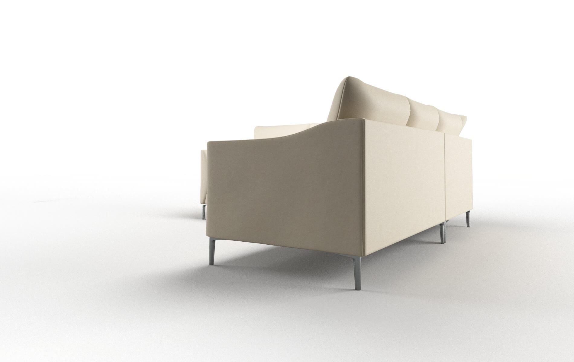 Hamburg Dream_d Almond Sectional metal legs 4