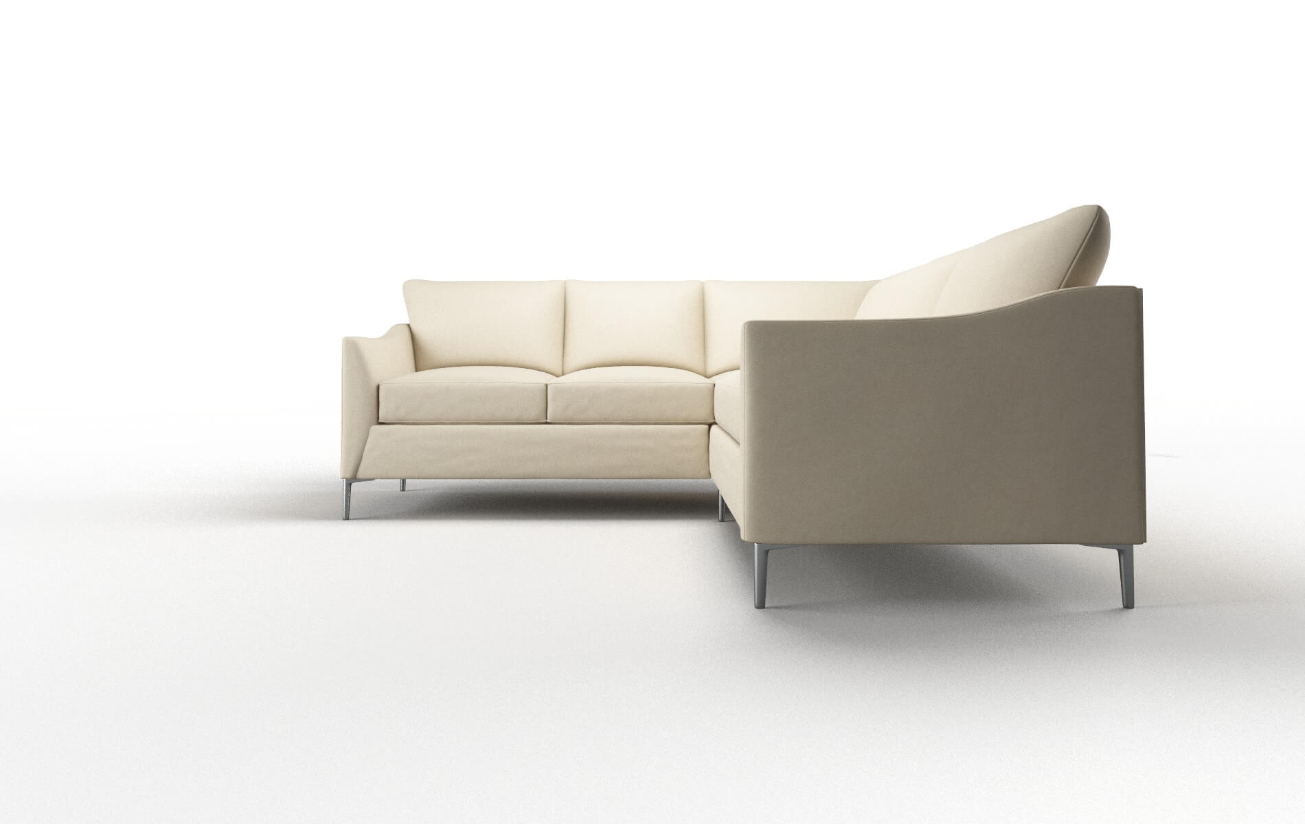 Hamburg Dream_d Almond Sectional metal legs 5