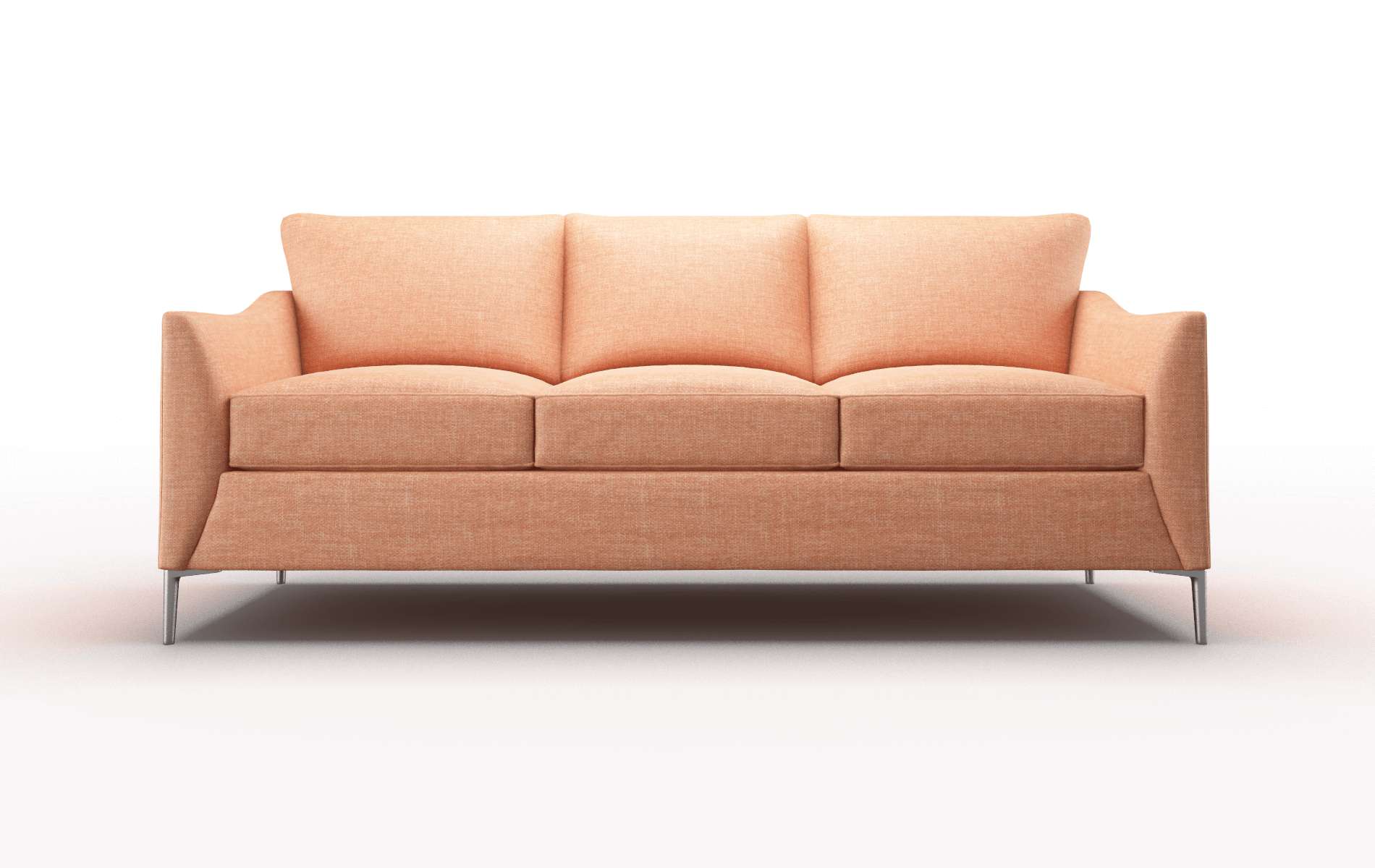 Hamburg Durham Tangerine Sofa metal legs 1