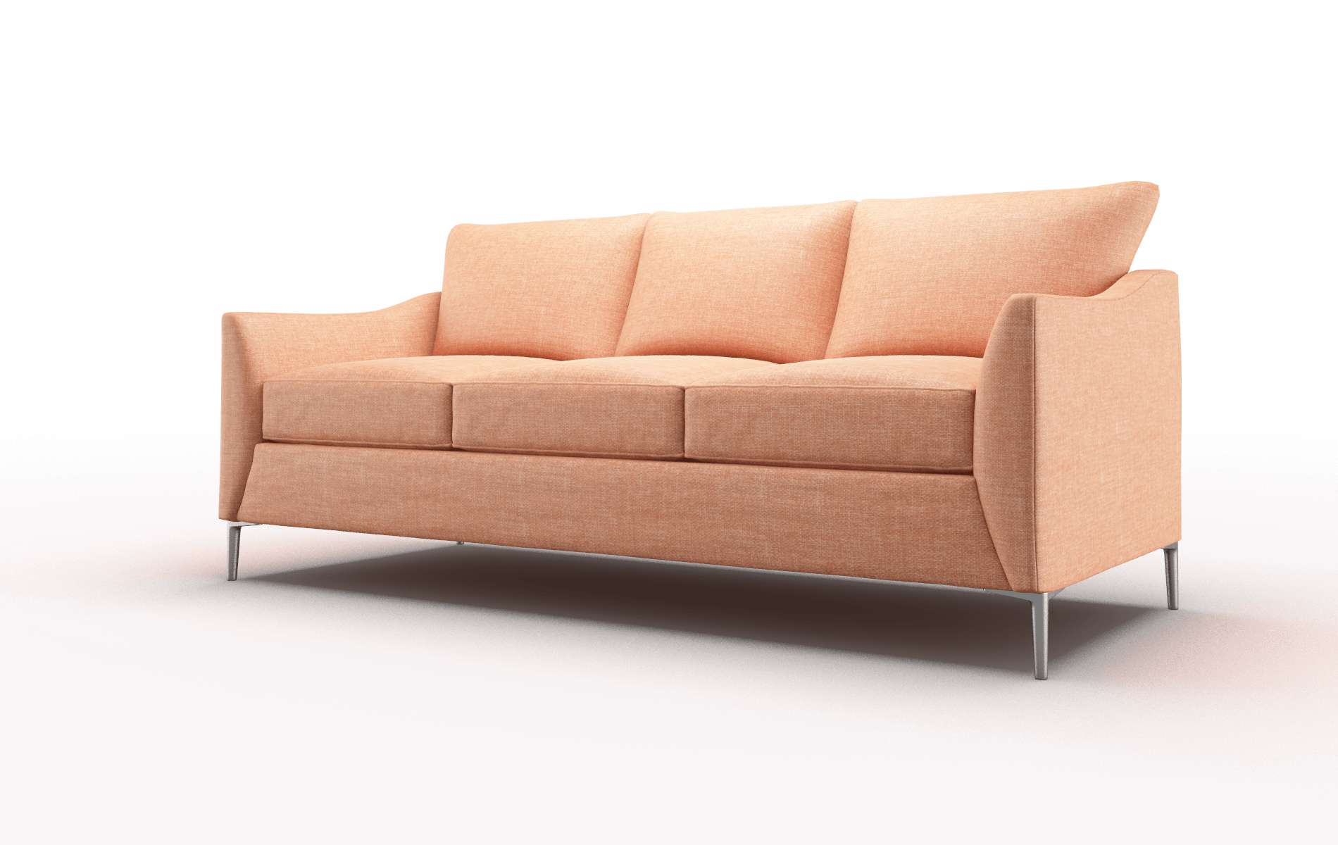 Hamburg Durham Tangerine Sofa metal legs 4