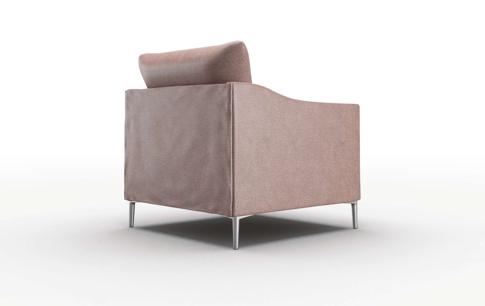 Hamburg Ford Brown Chair metal legs 5