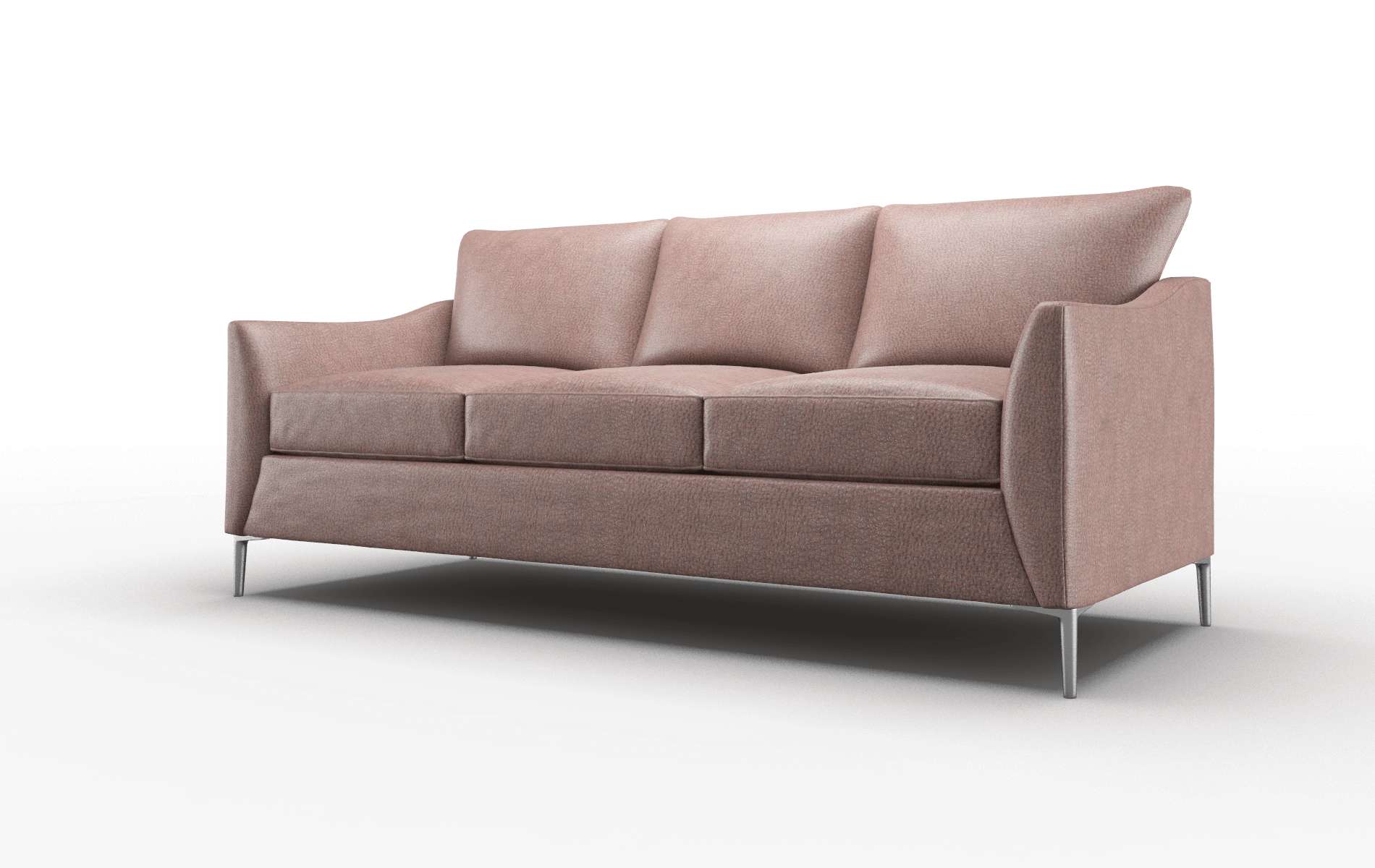 Hamburg Ford Brown Sofa metal legs 4