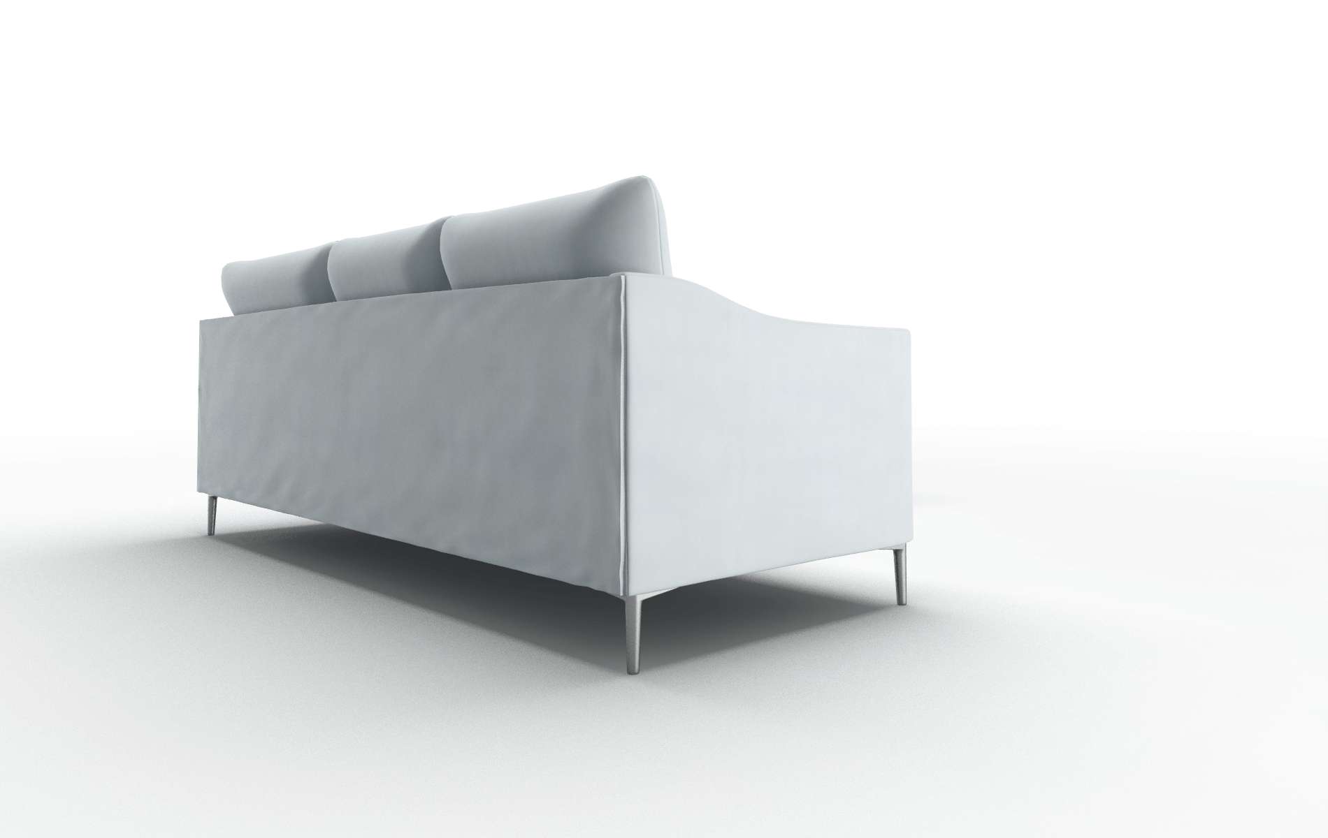 Hamburg Hathaway Aqua Sectional metal legs 3