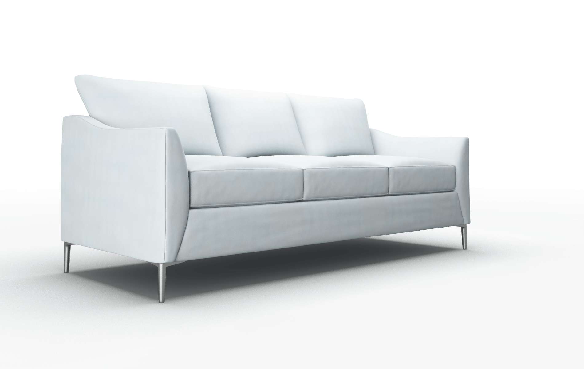 Hamburg Hathaway Aqua Sofa metal legs 2
