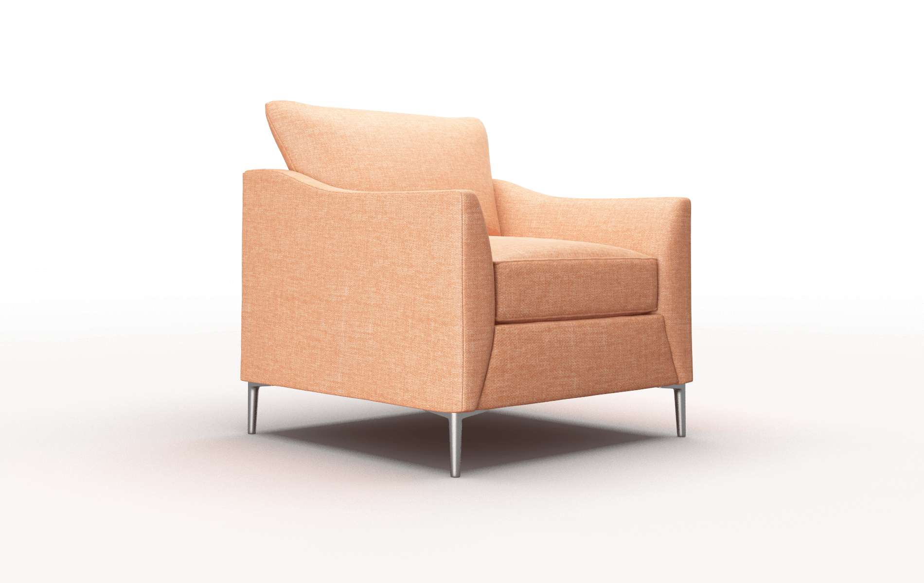 Hamburg Hepburn Appricot Chair metal legs 2