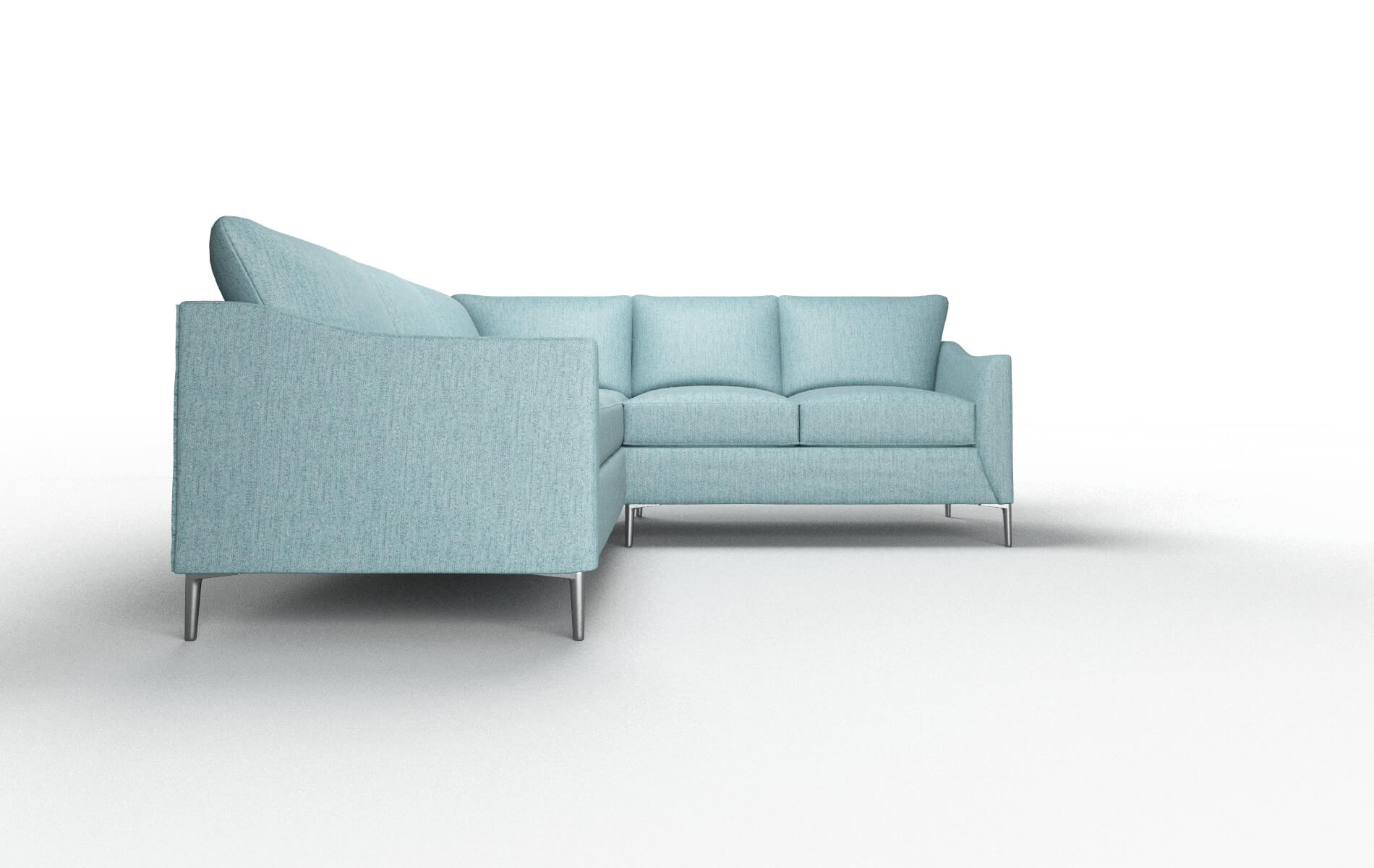 Hamburg Insight Peacock Sectional metal legs 2