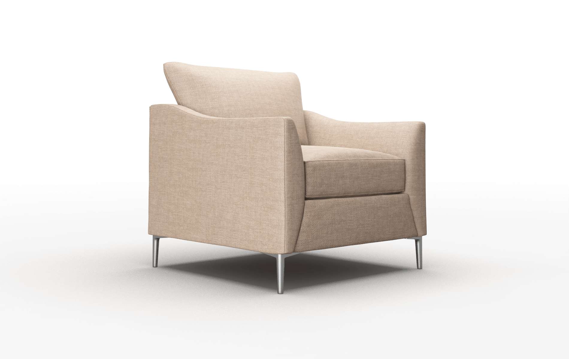 Hamburg Keylargo Mink Chair metal legs 2