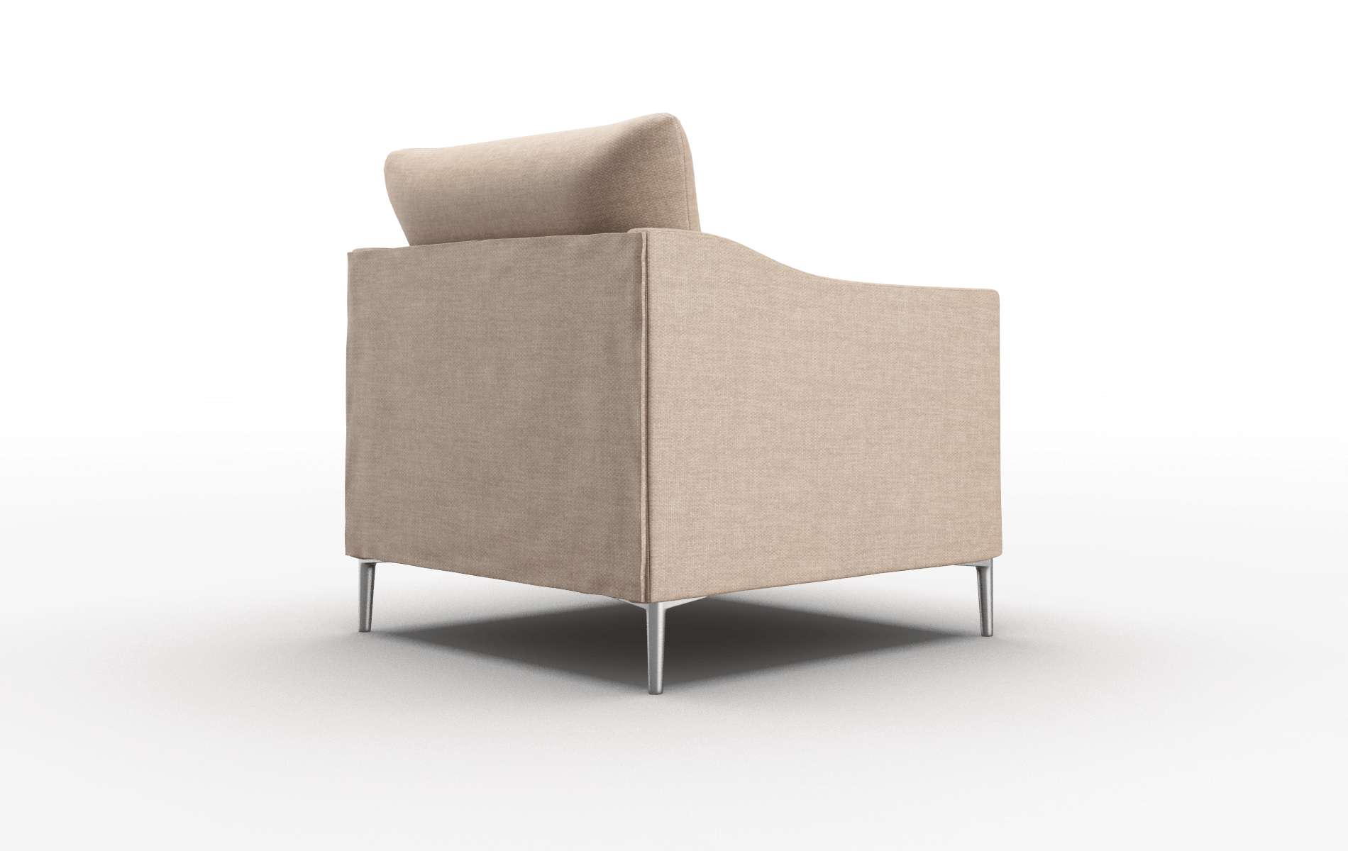 Hamburg Keylargo Mink Chair metal legs 5