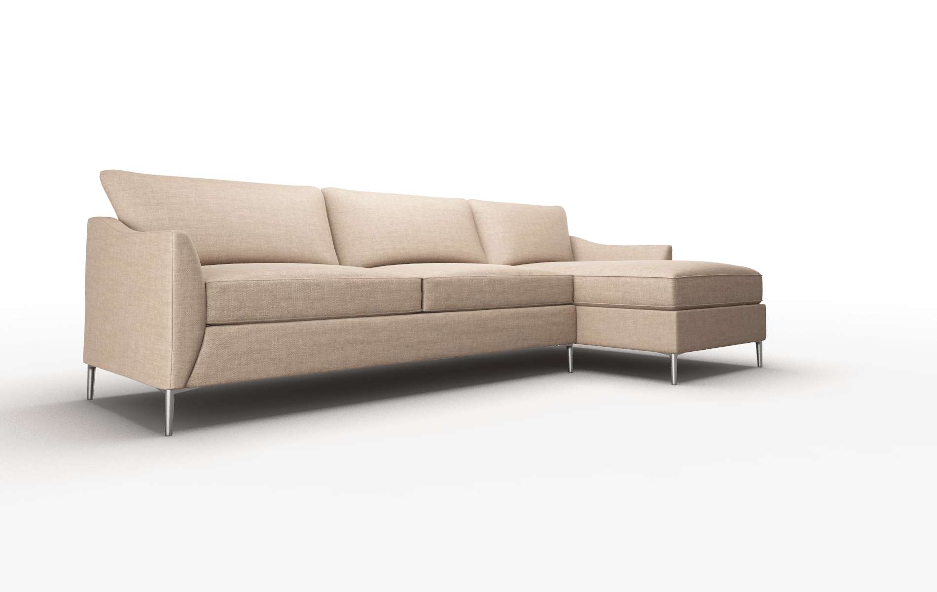 Hamburg Keylargo Mink Panel metal legs 2