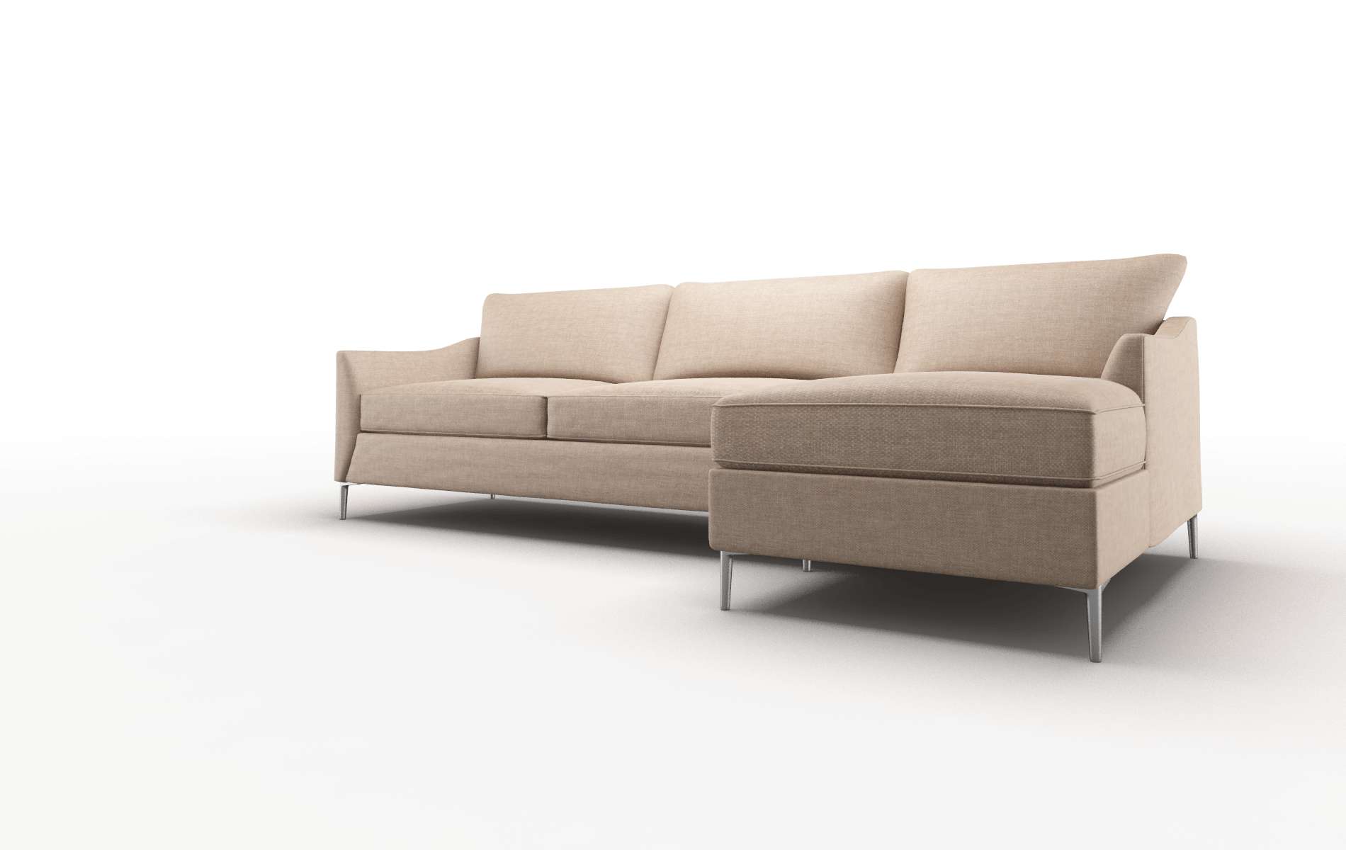 Hamburg Keylargo Mink Panel metal legs 4