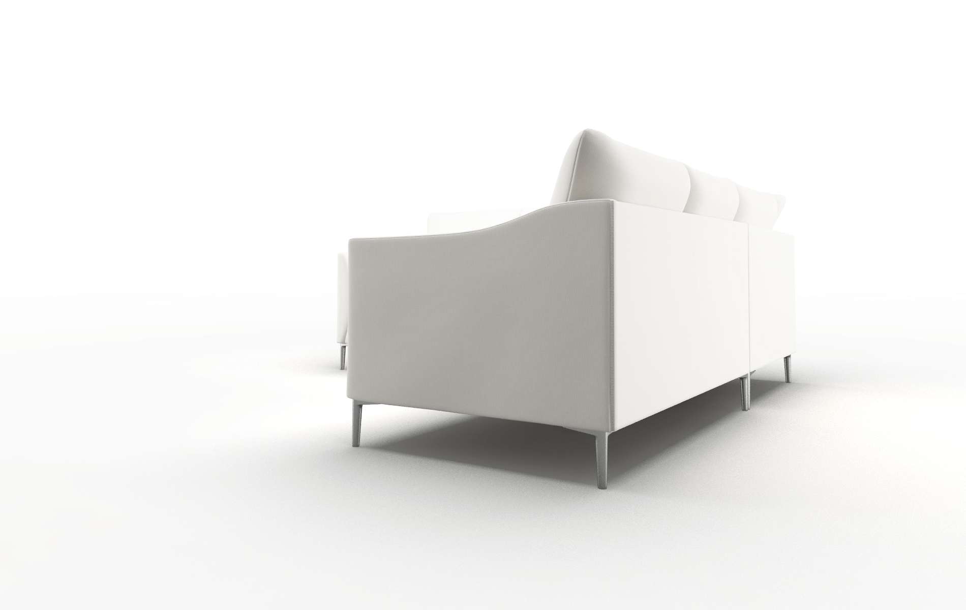 Hamburg Keylargo Oatmeal Sectional metal legs 4